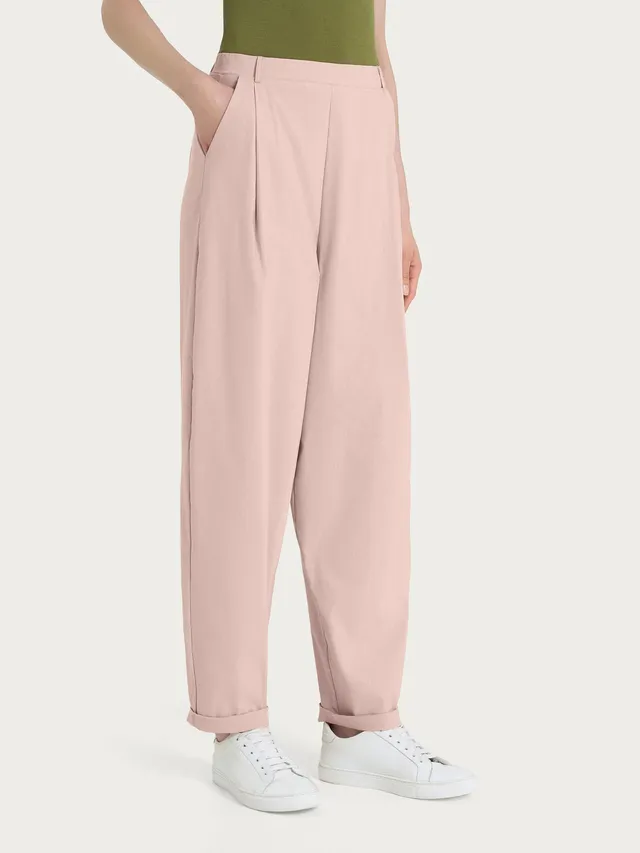 Ragno Super Fresh pantalone carrot Cameo Rose tapered