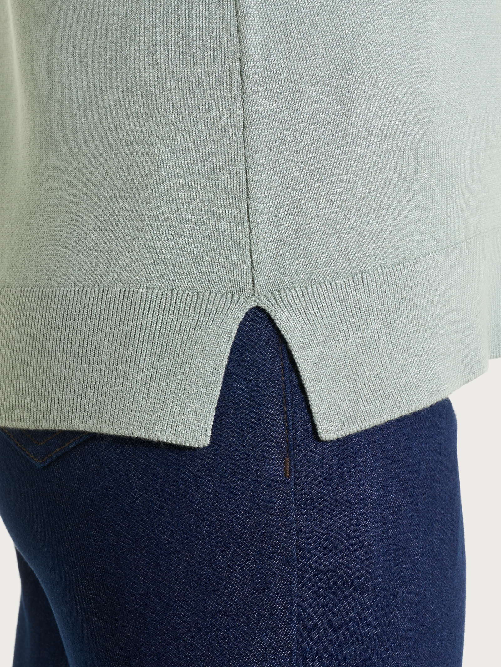 Ragno Four Seasons maglia girocollo verde misto viscosa regular