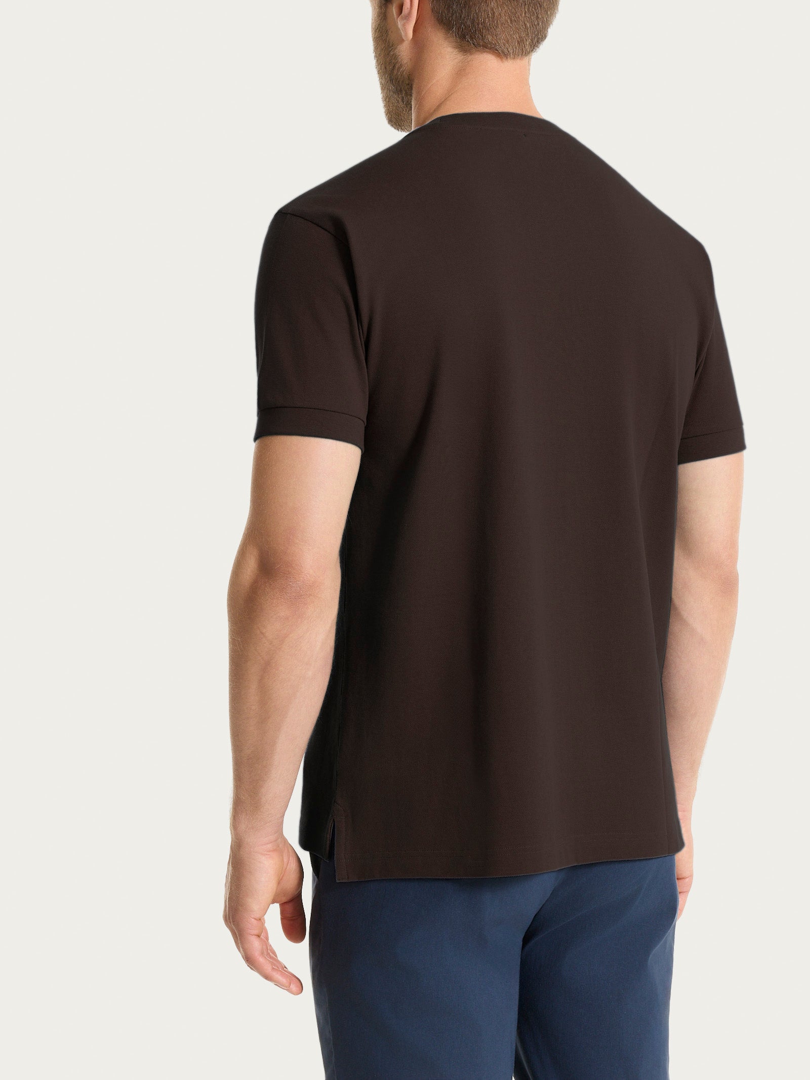 Ragno Eco Cotton maglietta girocollo marrone cotone