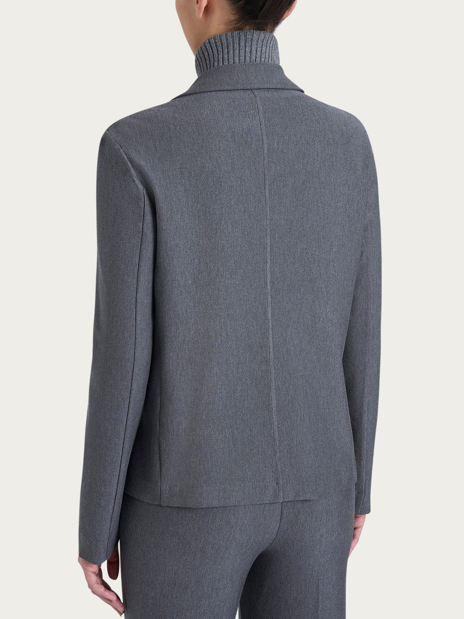 Ragno Compact blazer due bottoni punto Milano ardesia mel