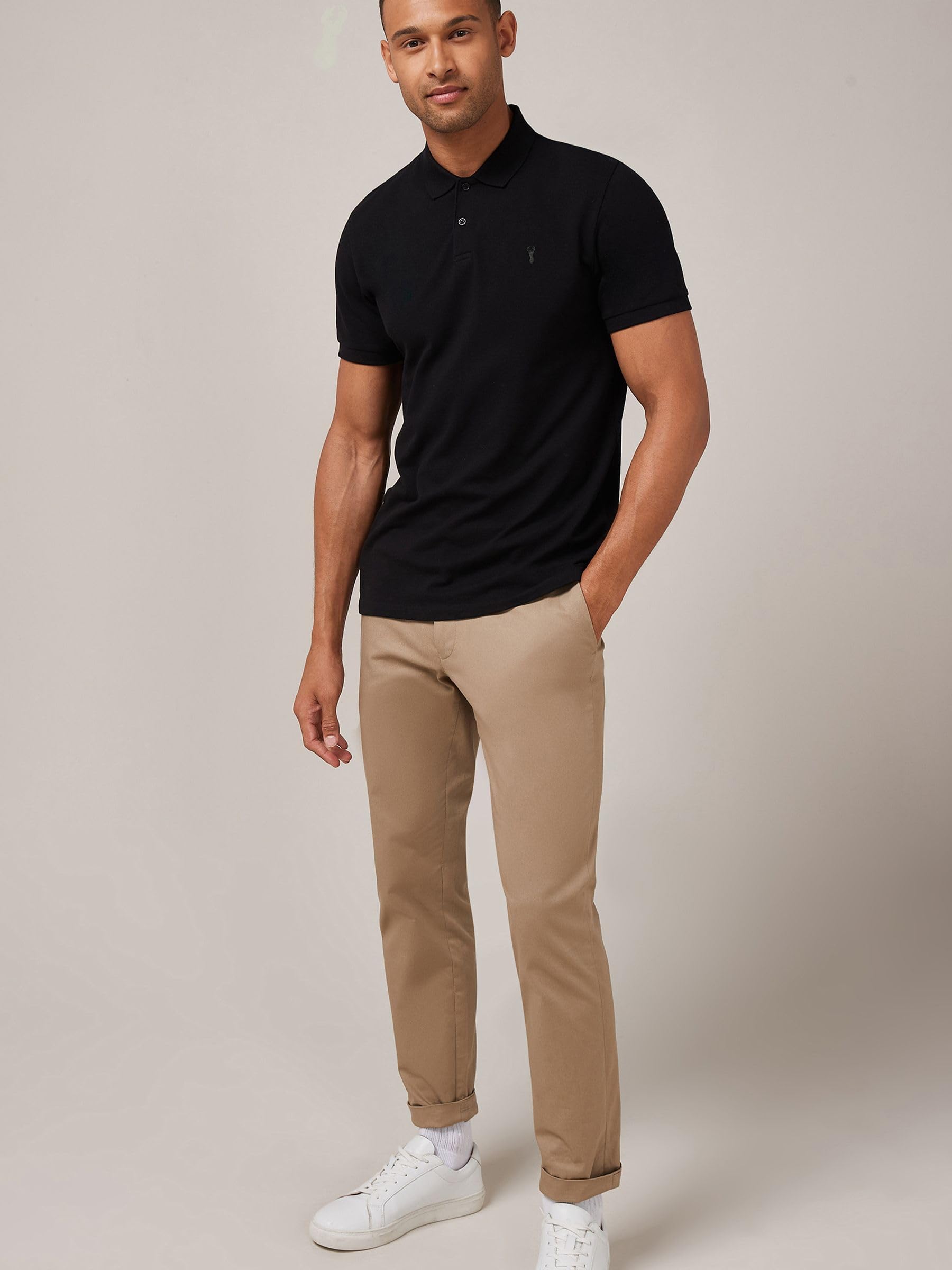 Next Polo Uomo Piqué Maniche Corte Vestibilità Classica