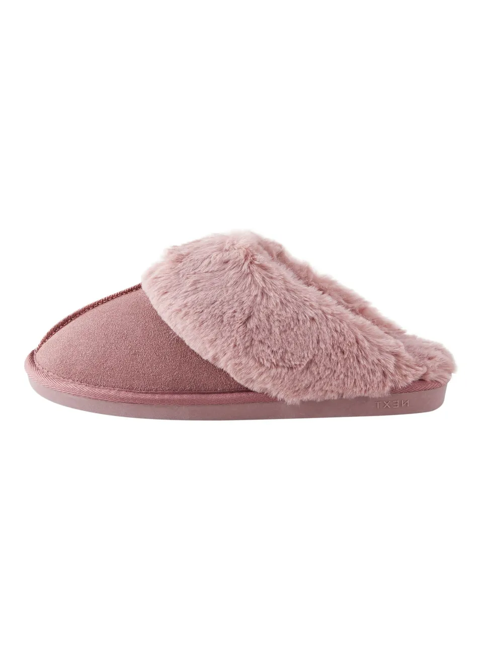 Next pantofole scamosciate donna pelliccia sintetica