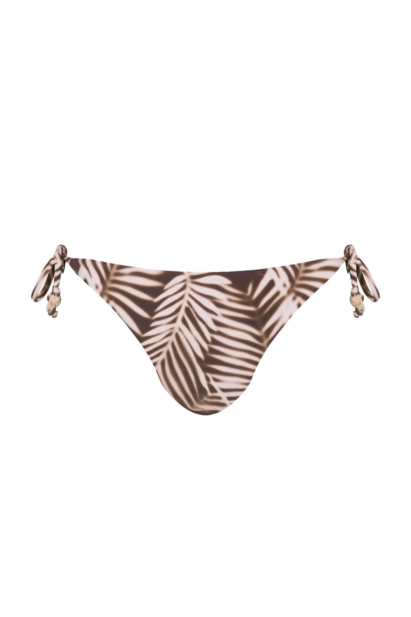 Goldenpoint Wild Charme slip bikini brasiliana laccetti foliage bicolore