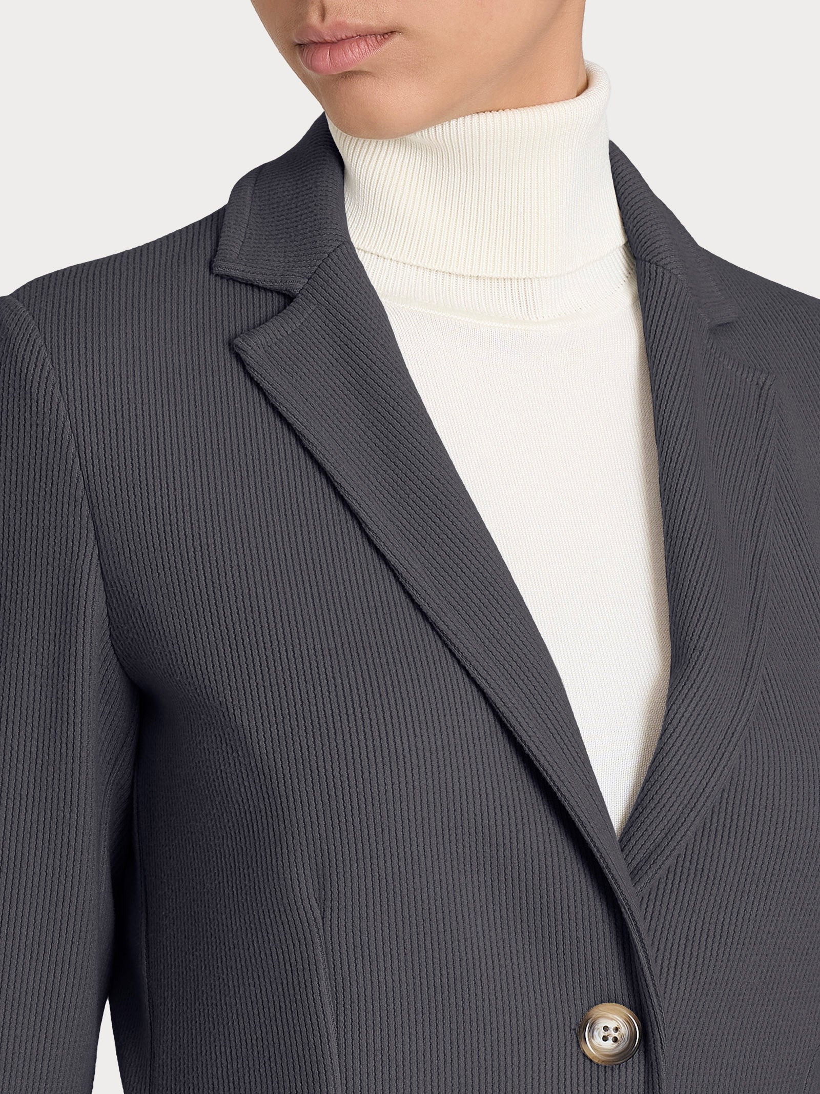 Ragno Compact Blazer Velvet Dark Shadow Due Bottoni