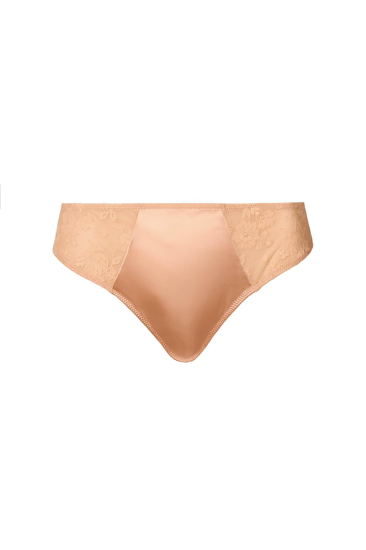 Goldenpoint Champagne Dream slip satin fianco medio