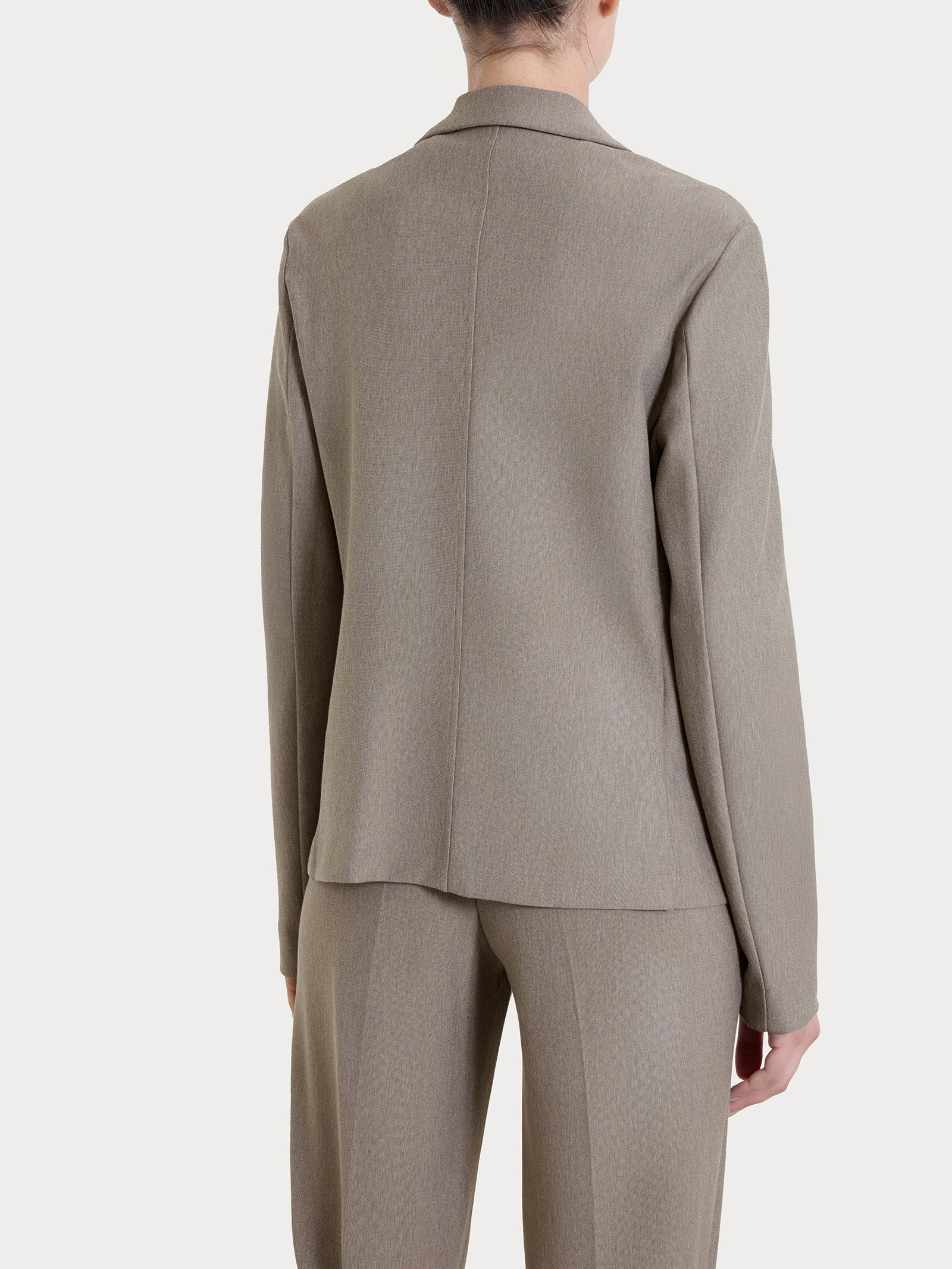 Ragno Compact Blazer Due Bottoni Glace Melange grigio