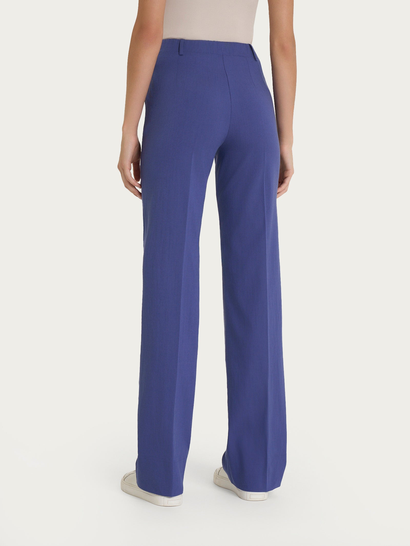 Ragno Super Natural Pantalone Dritto Skipper Blue con risvolto