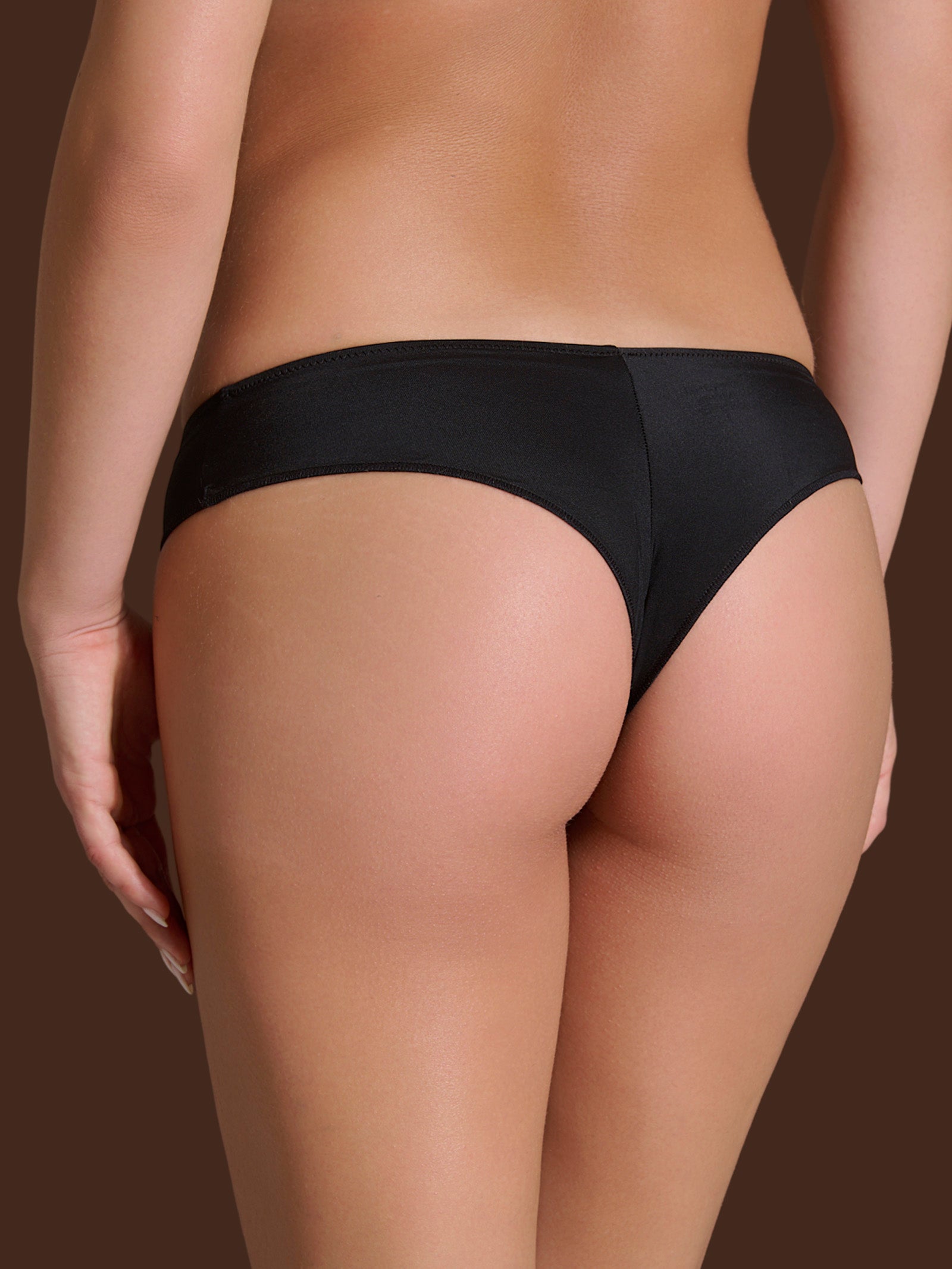 Ragno beYOUtiful slip brasiliano Nero Bipack microfibra