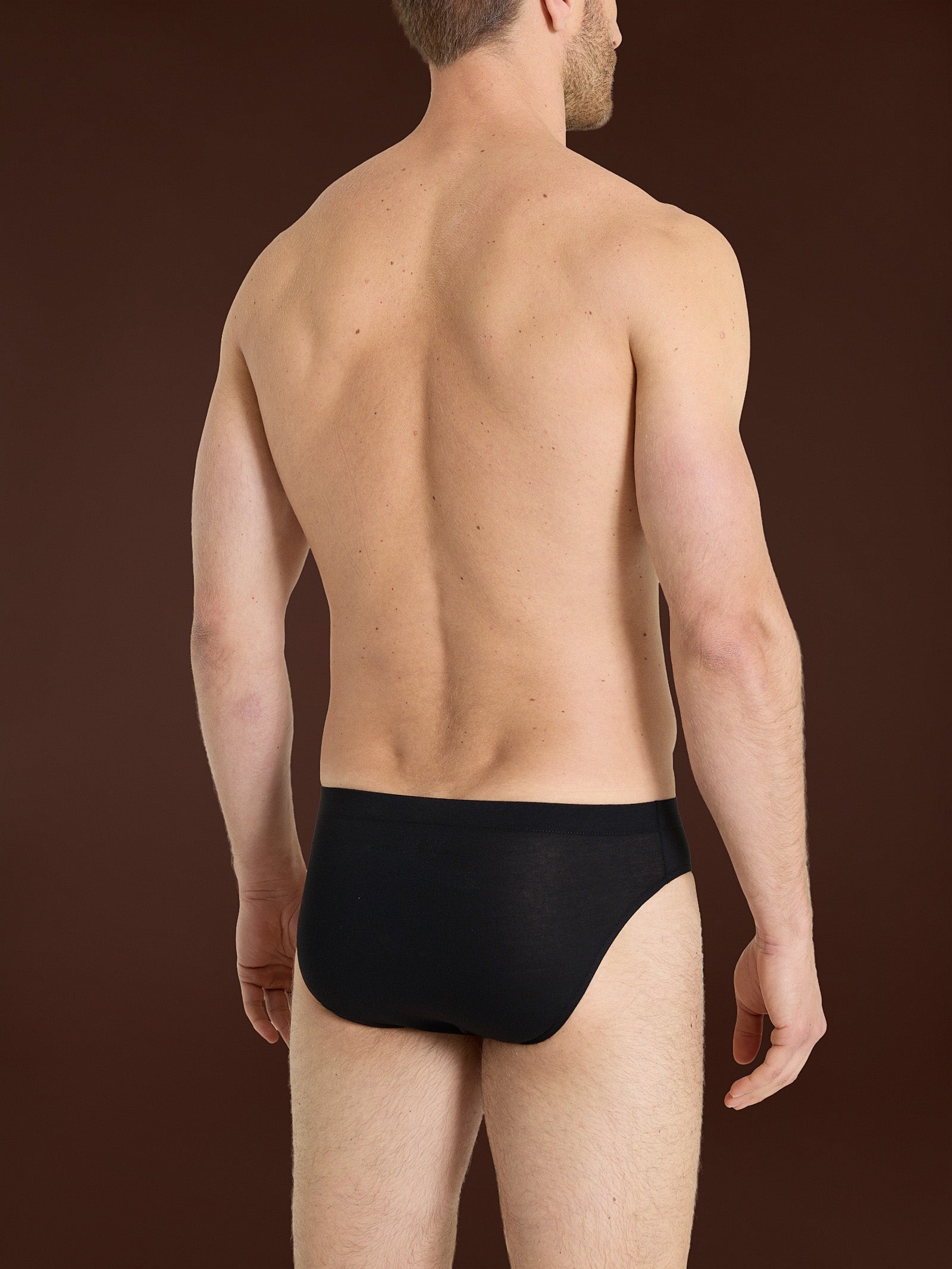 Ragno Hi-Tech Slip Uomo Nero Cotone Elasticizzato