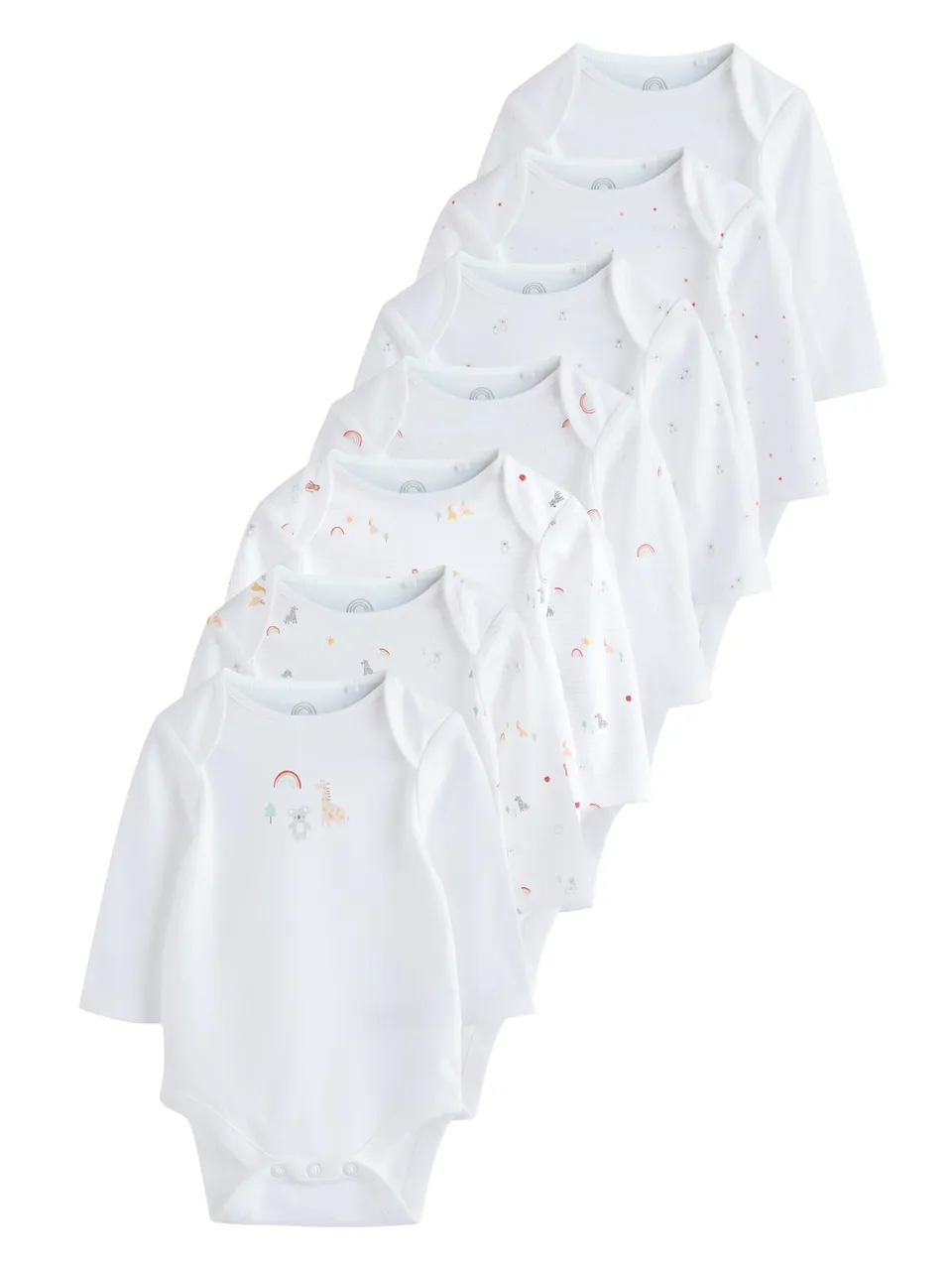 Next Body Neonato Manica Lunga 68-74 Cotone 7 Pezzi