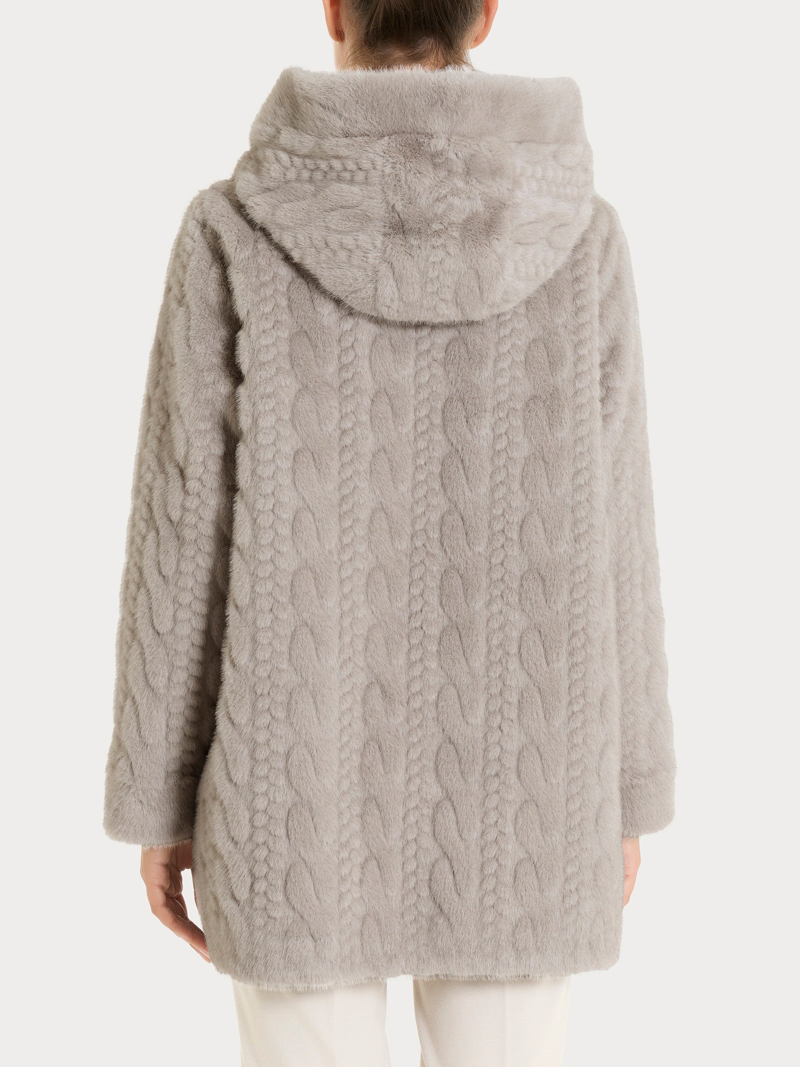 Ragno cappotto donna String double-face vegan fur