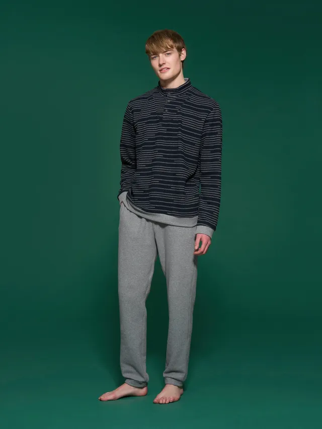Ragno Jersey Cotone Pigiama Serafino Cotton Eco Pile uomo Fucile