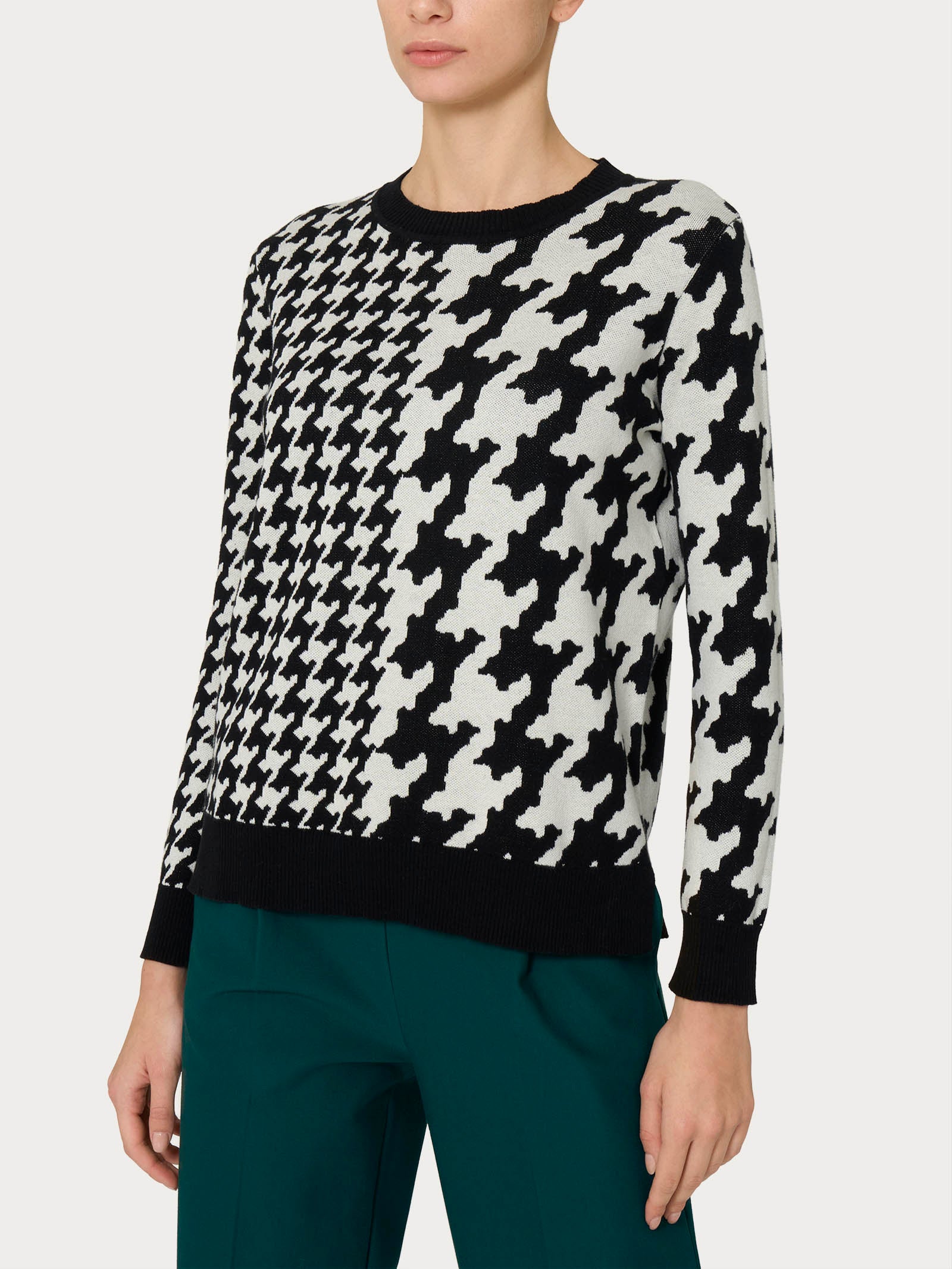 Ragno Winter Cotton Maglia girocollo Fant.Nero puro cotone