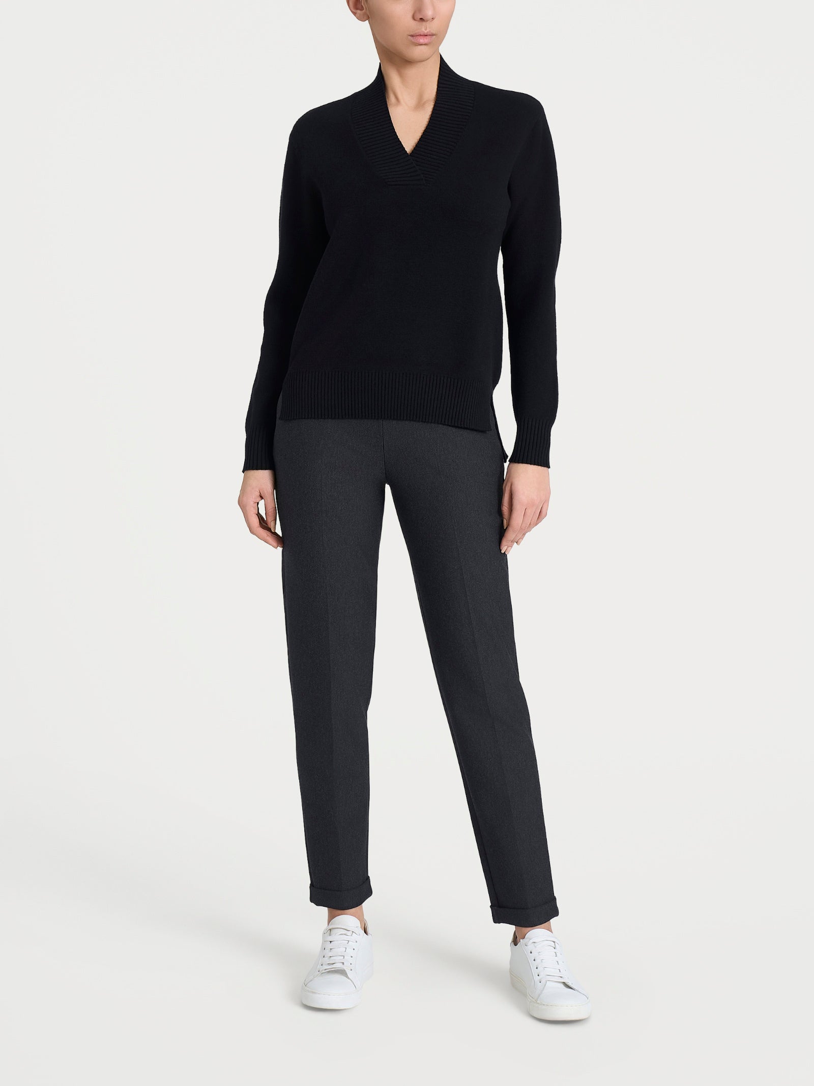 Ragno Four Seasons Maglia Scollo V Super Soft Nero