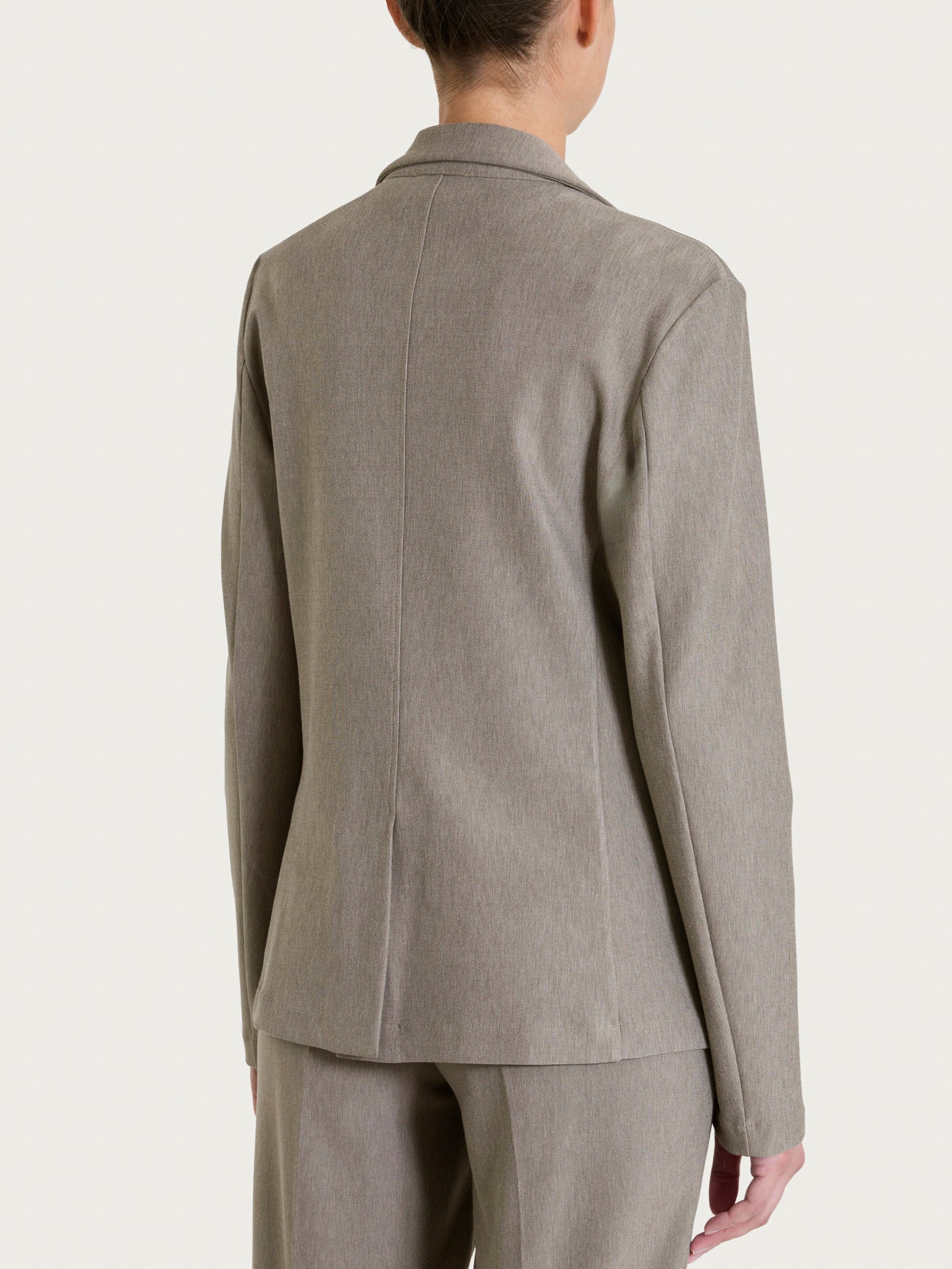 Ragno Compact blazer due bottoni glace melange ingualcibile