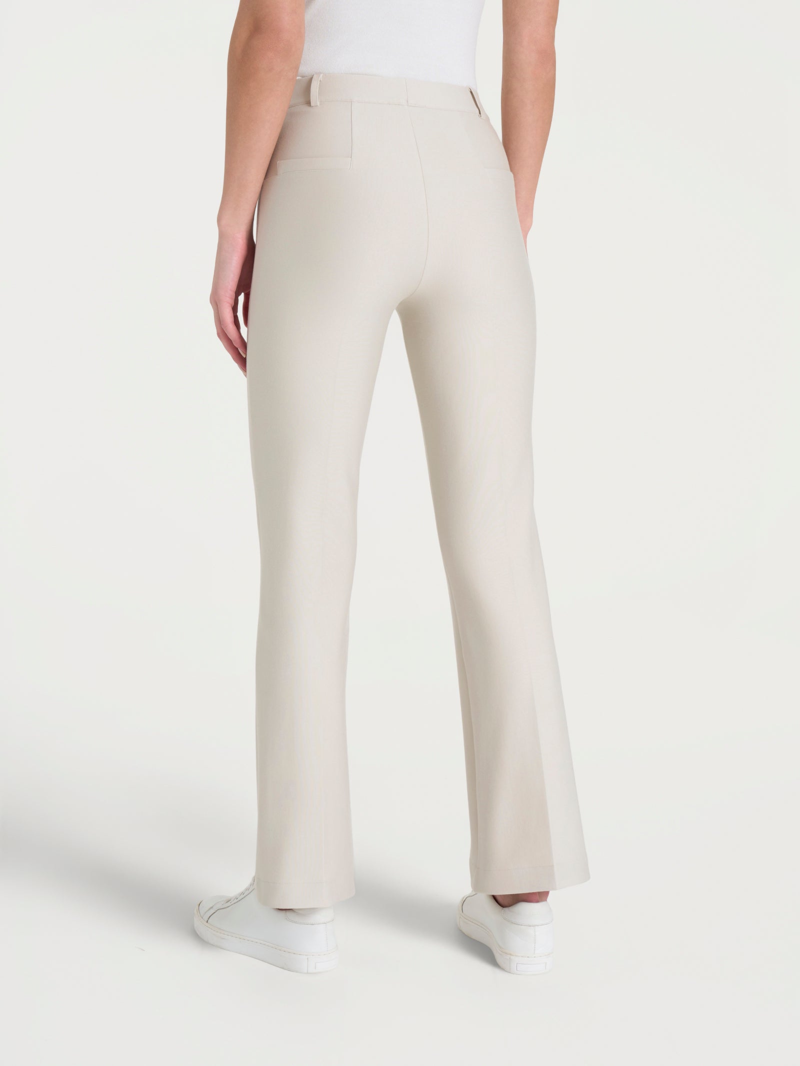 Ragno Compact pantalone flare caviglia Champignon