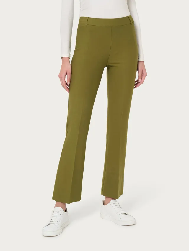 Ragno Compact pantalone flare caviglia Sphagnum elastico