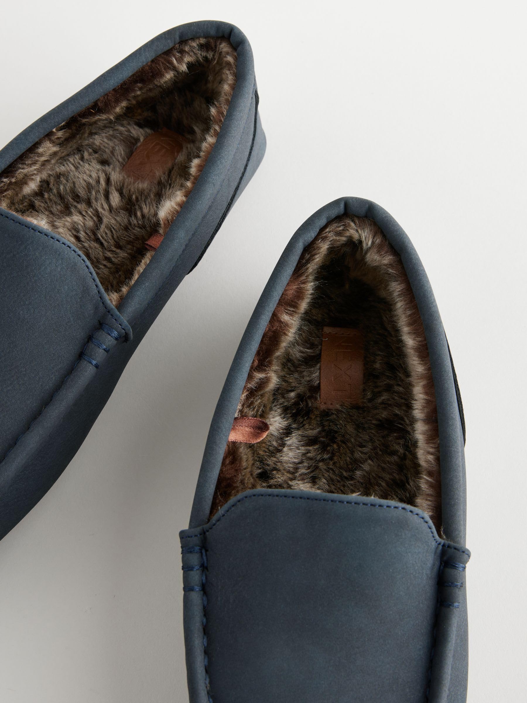 Next pantofole mocassino uomo pelliccia sintetica 47 EU