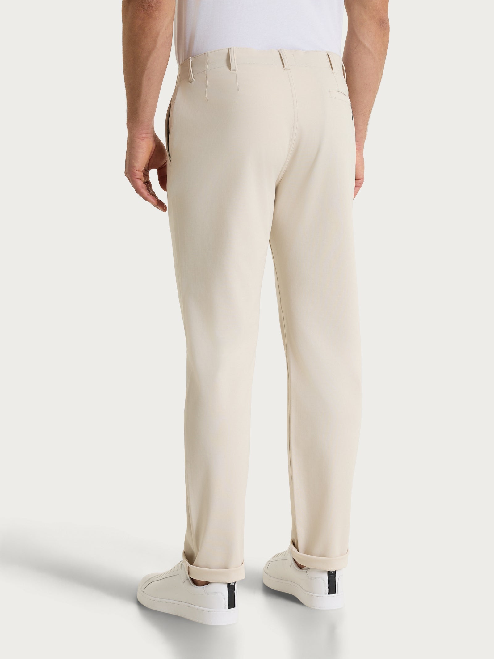 Ragno Compact Light chino uomo champignon elastico