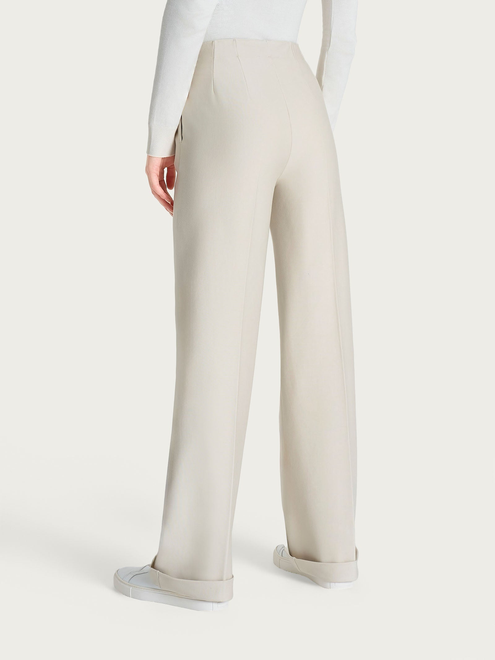 Ragno Compact Pantalone ampio tasche champignon