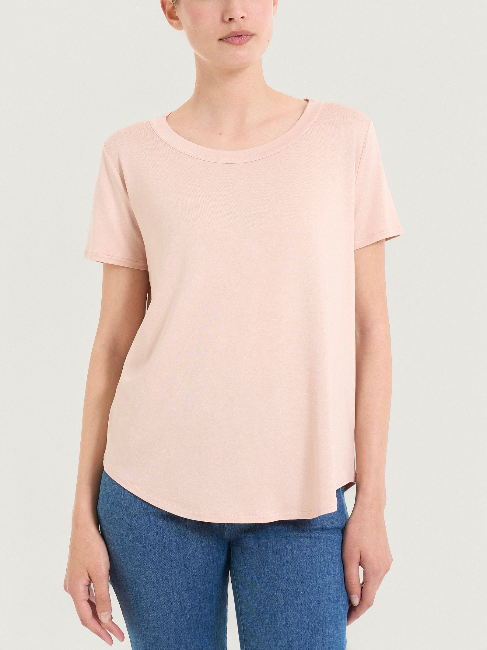 Ragno Viscosa Summer t-shirt manica corta rosa jersey
