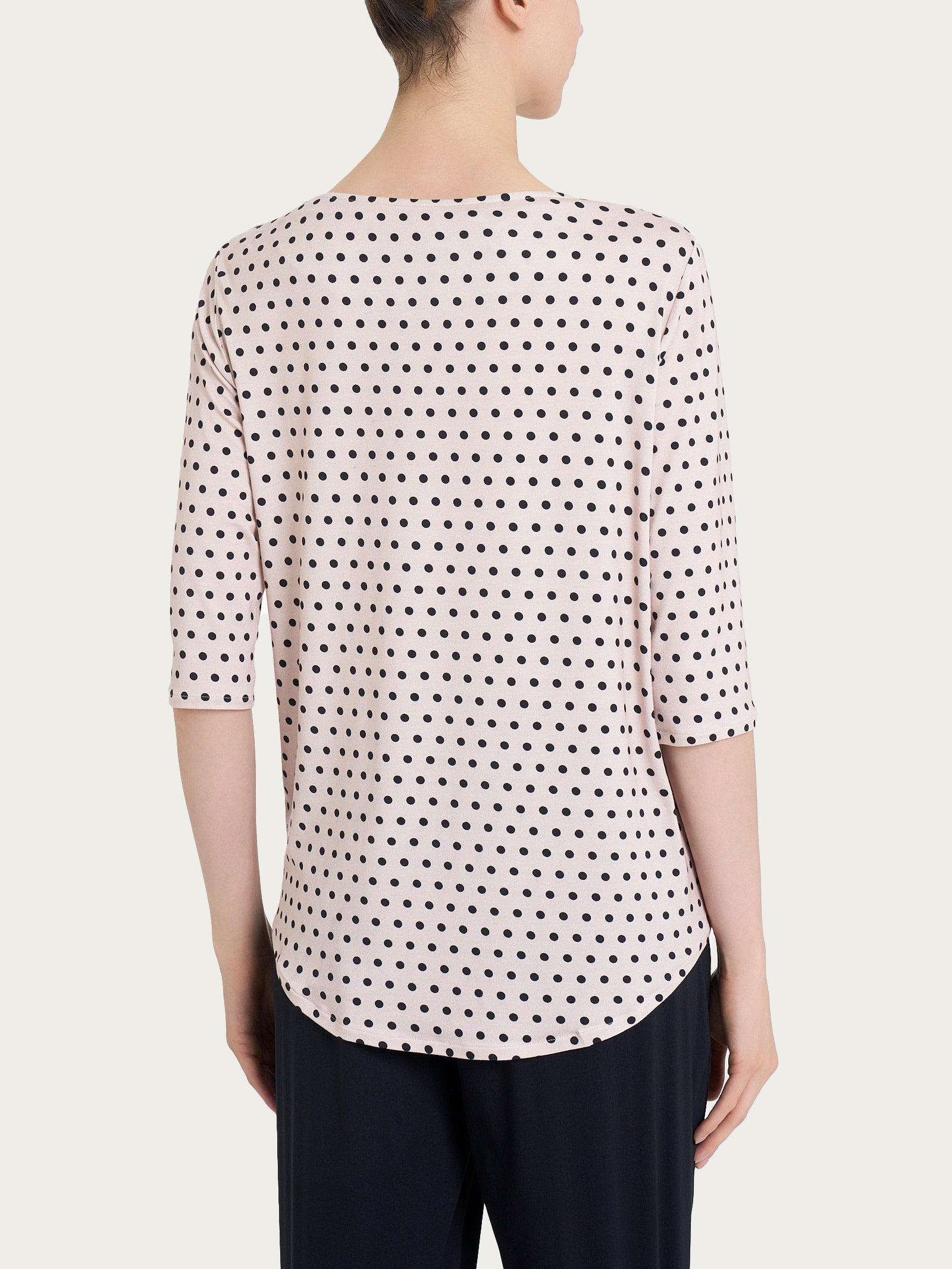 Ragno Viscosa Summer maglietta pois Champignon manica 3/4