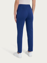 Ragno Satin Power chino Blueberry tasche cotone stretch