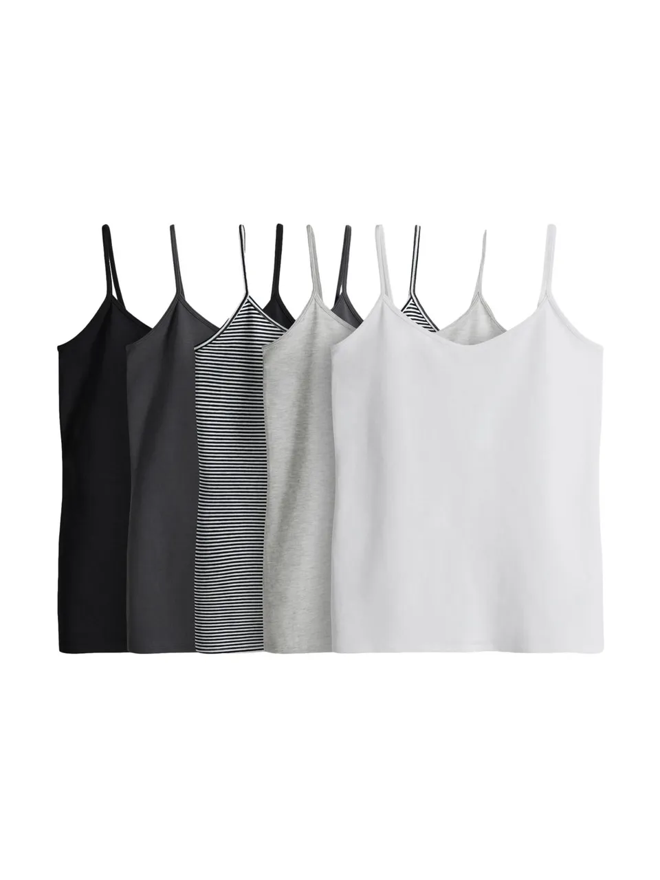 Next The Set Canottiera Donna Multipack Cotone Bianco