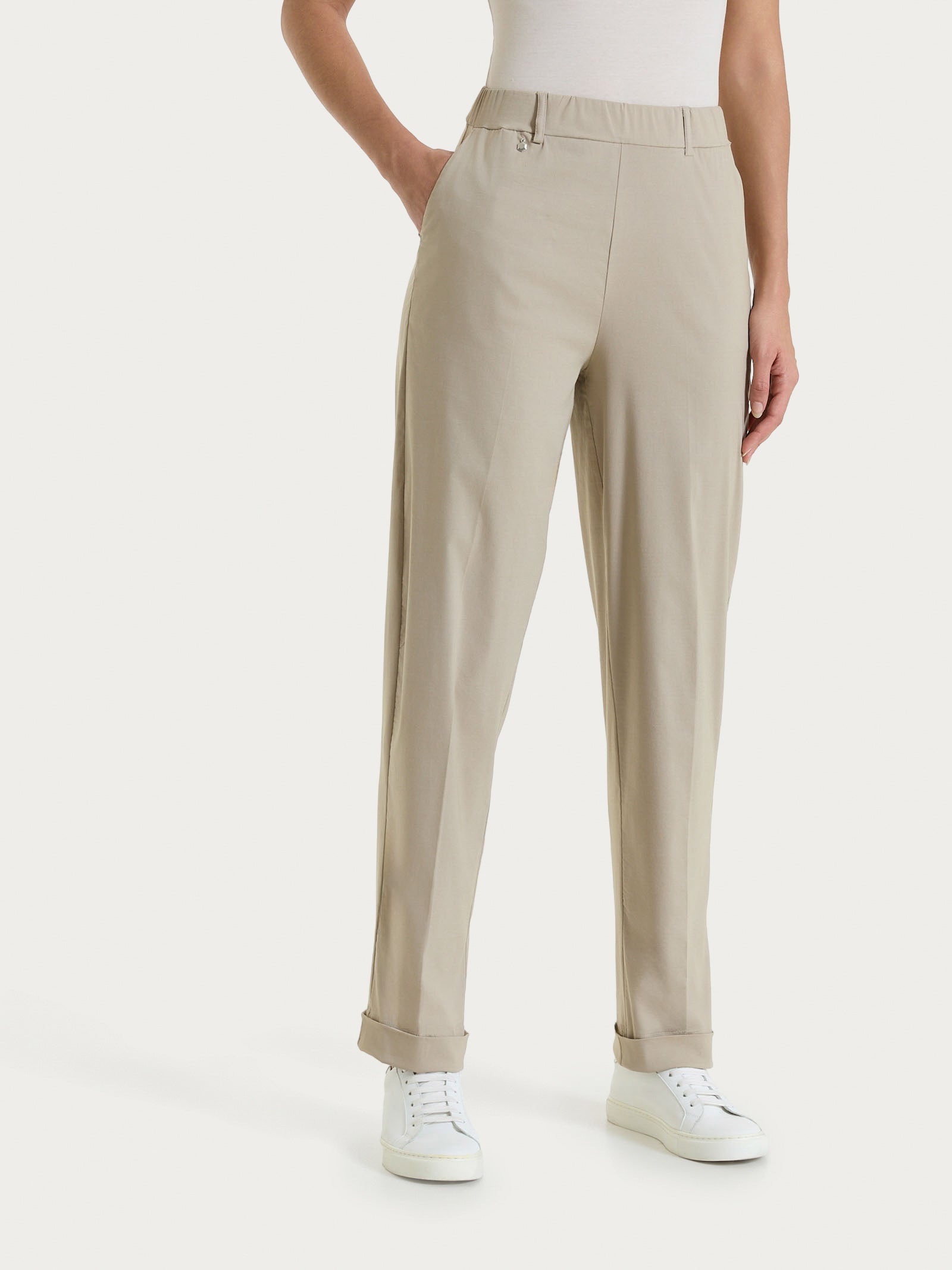 Ragno Super Fresh Pantalone a carota Crockery cotone