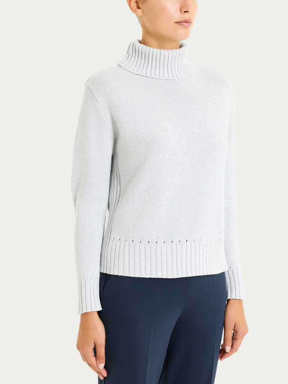 Ragno Winter Cotton Dolcevita Cotone Dawn Blue