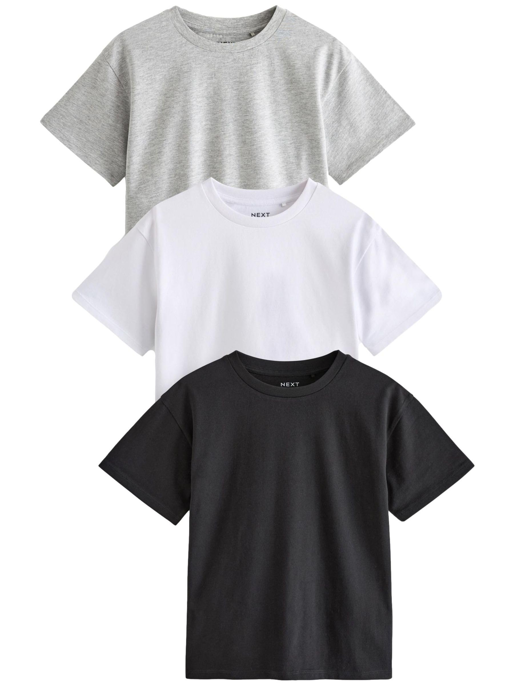 Next t-shirt bambina oversize misto cotone 3 pezzi 8 anni