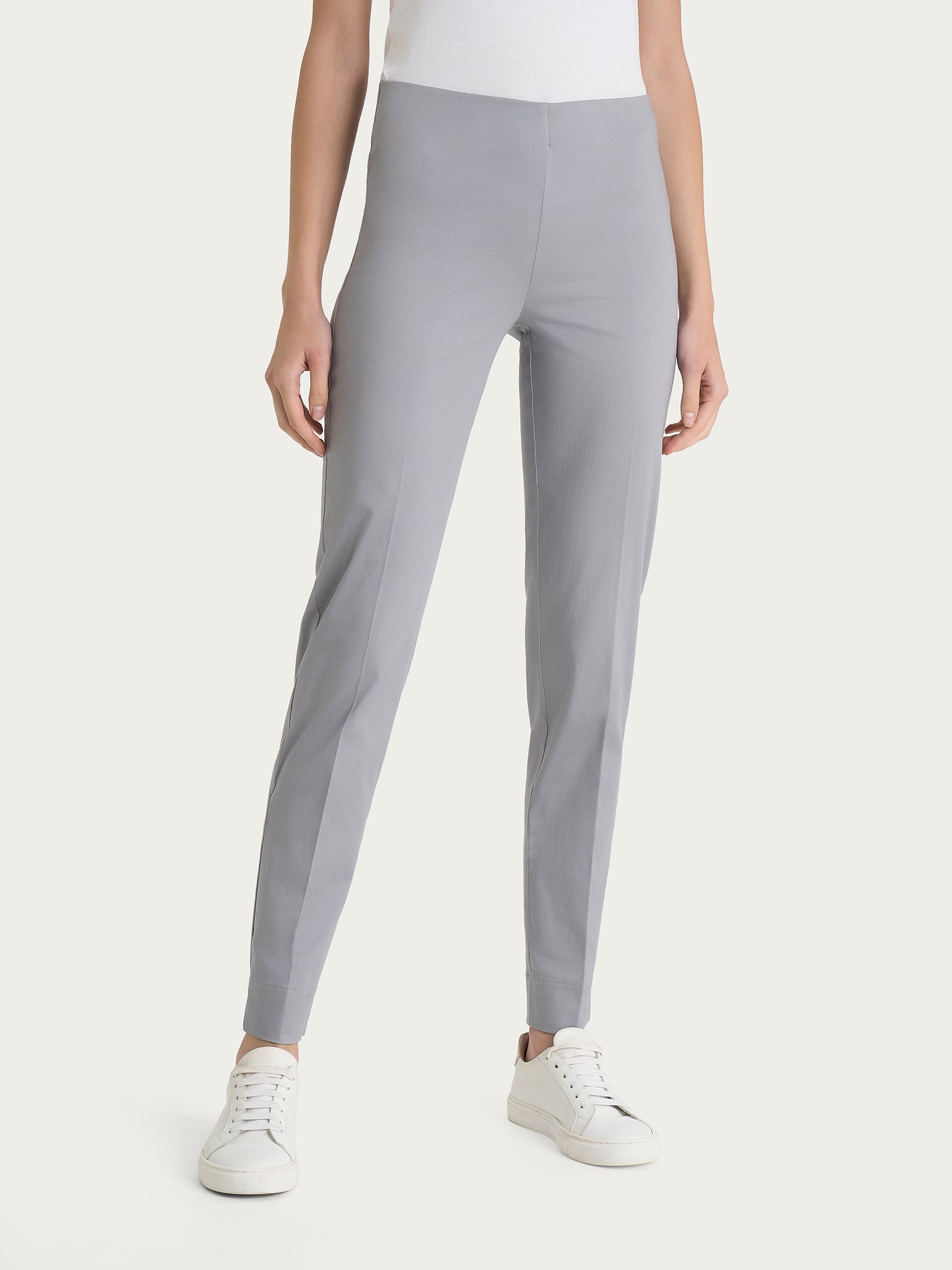 Ragno Satin Power pantalone sigaretta Ultimate Gray skinny