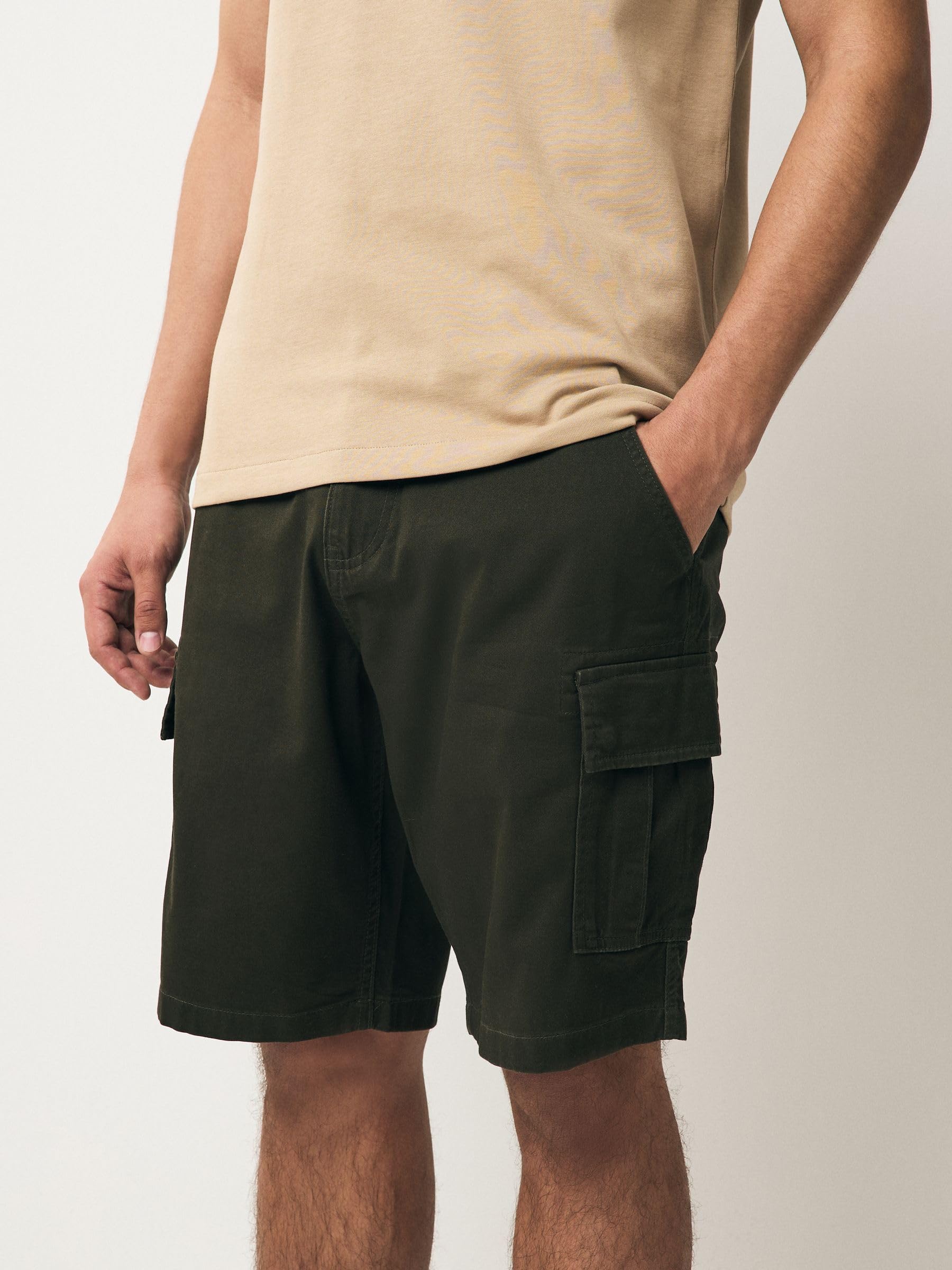 Next shorts cargo elasticizzati uomo cotone uso quotidiano