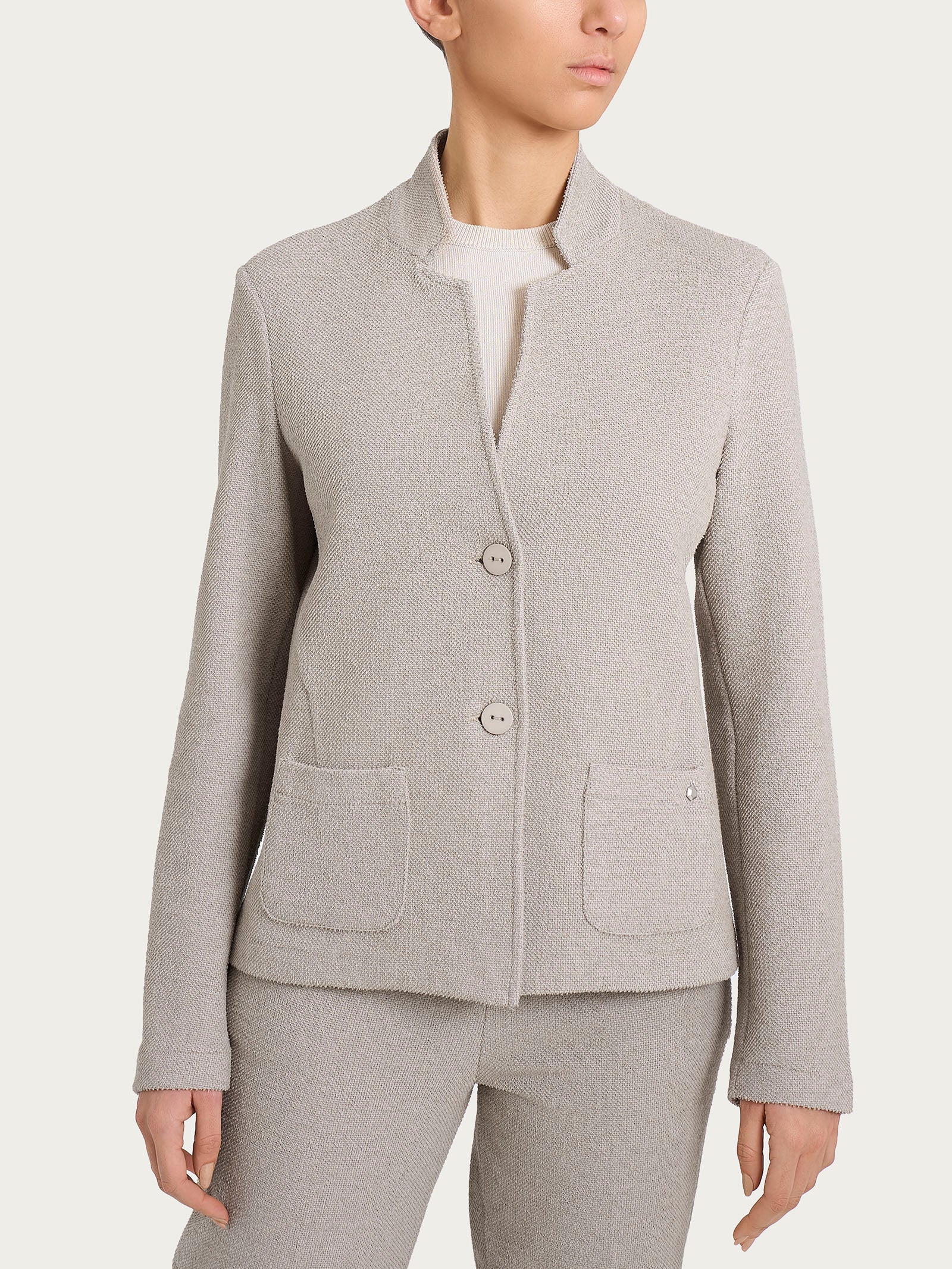 Ragno Relaxed Wardrobe blazer corto giacca String Mel calda