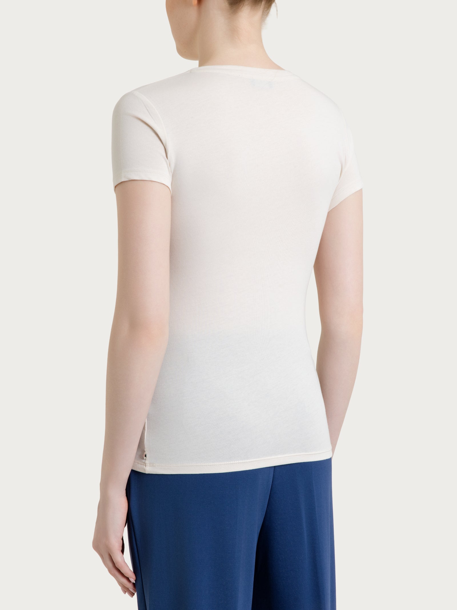 Ragno Ultralight maglietta girocollo champignon skinny