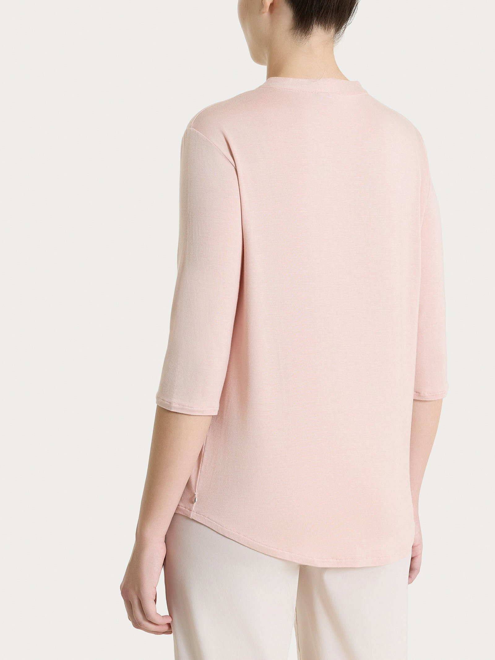 Ragno Viscosa Summer Maglietta Manica 3/4 Cameo Rose Viscosa