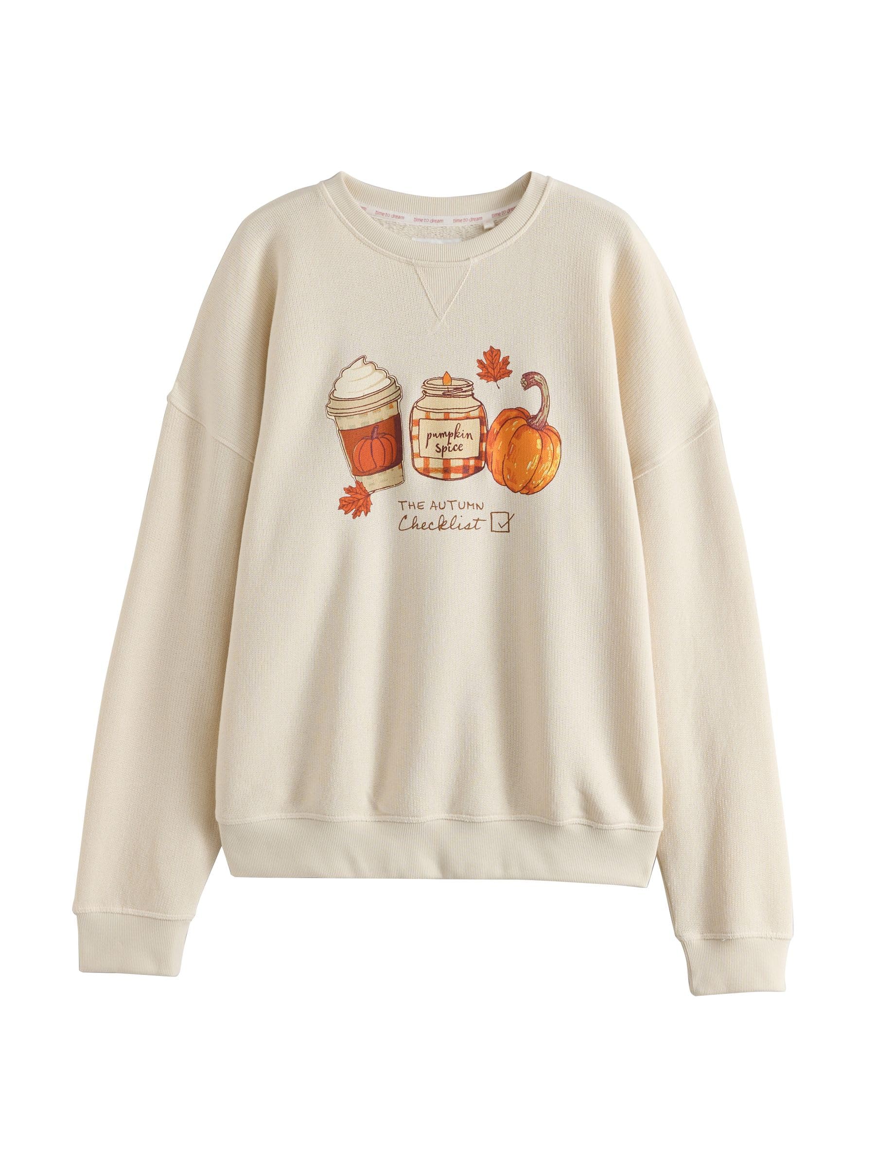 Next pigiama flanella donna con felpa taglia 48