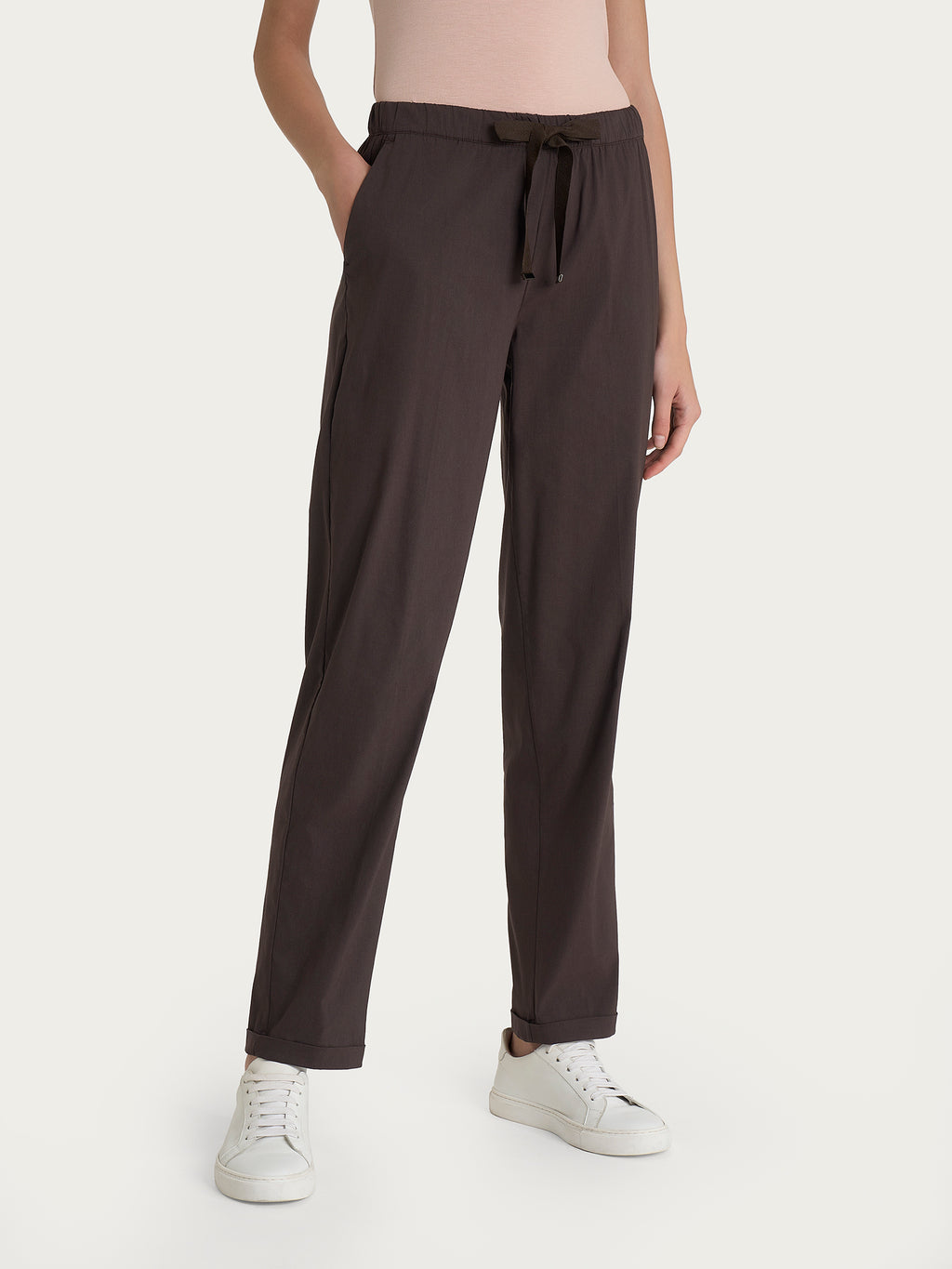 Ragno Super Fresh Jogger Pantaloni Donna Chocolate Tasche