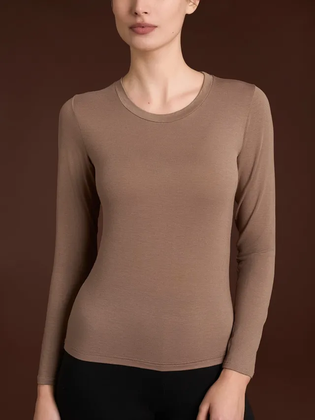 Ragno Tenderwool Maglietta Girocollo Visone misto lana
