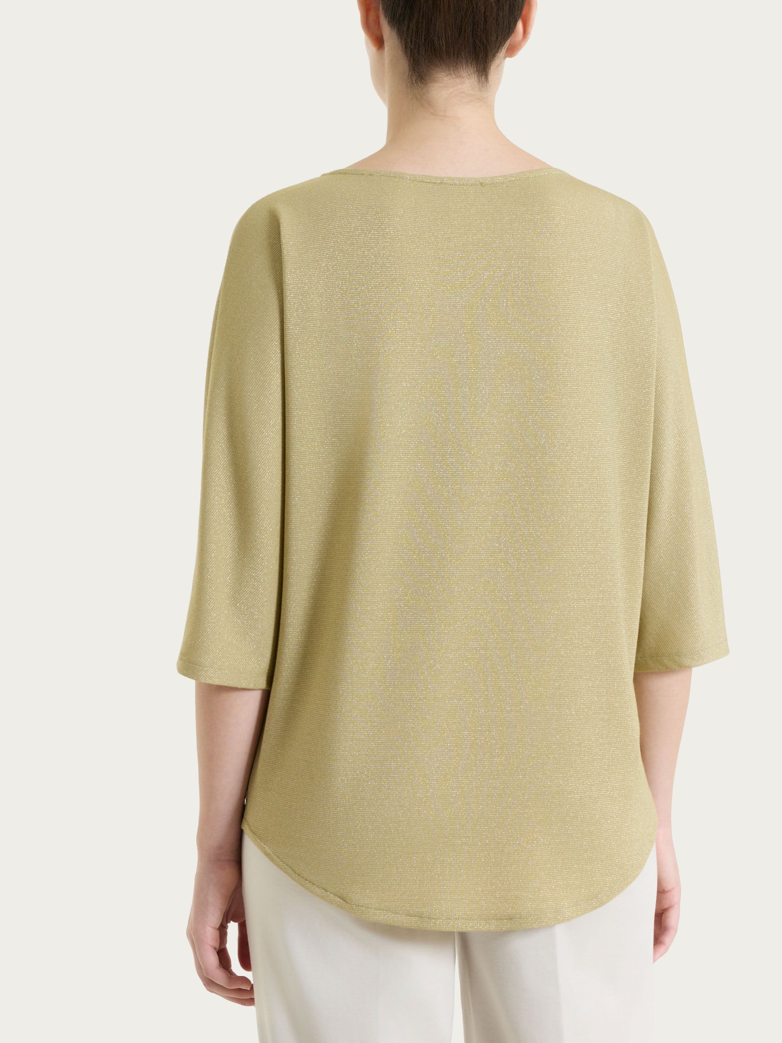 Ragno Summer Light Maglietta Kimono 3/4 Khaki Righe