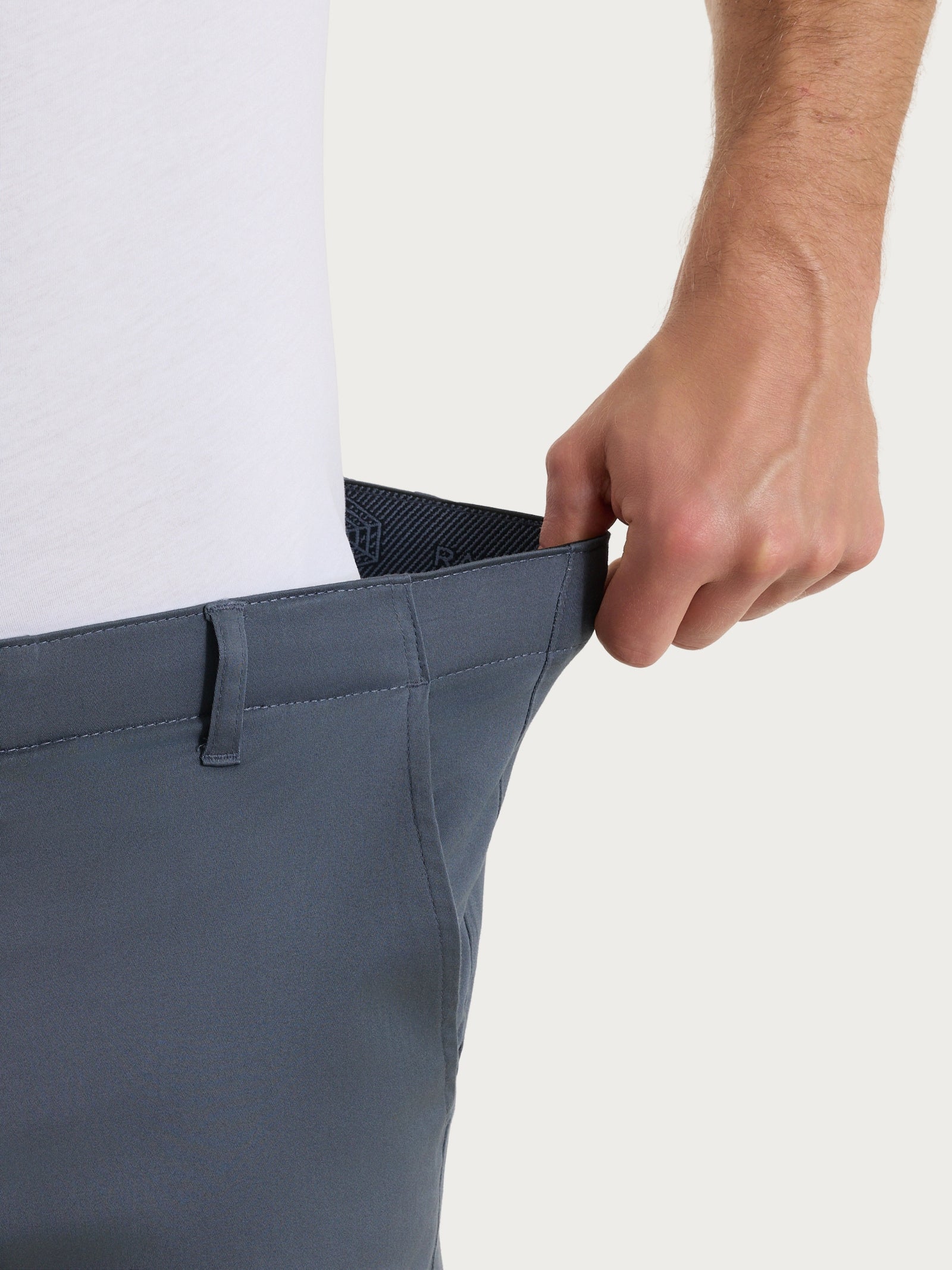 Ragno Satin Power pantalone chino uomo Turbulence