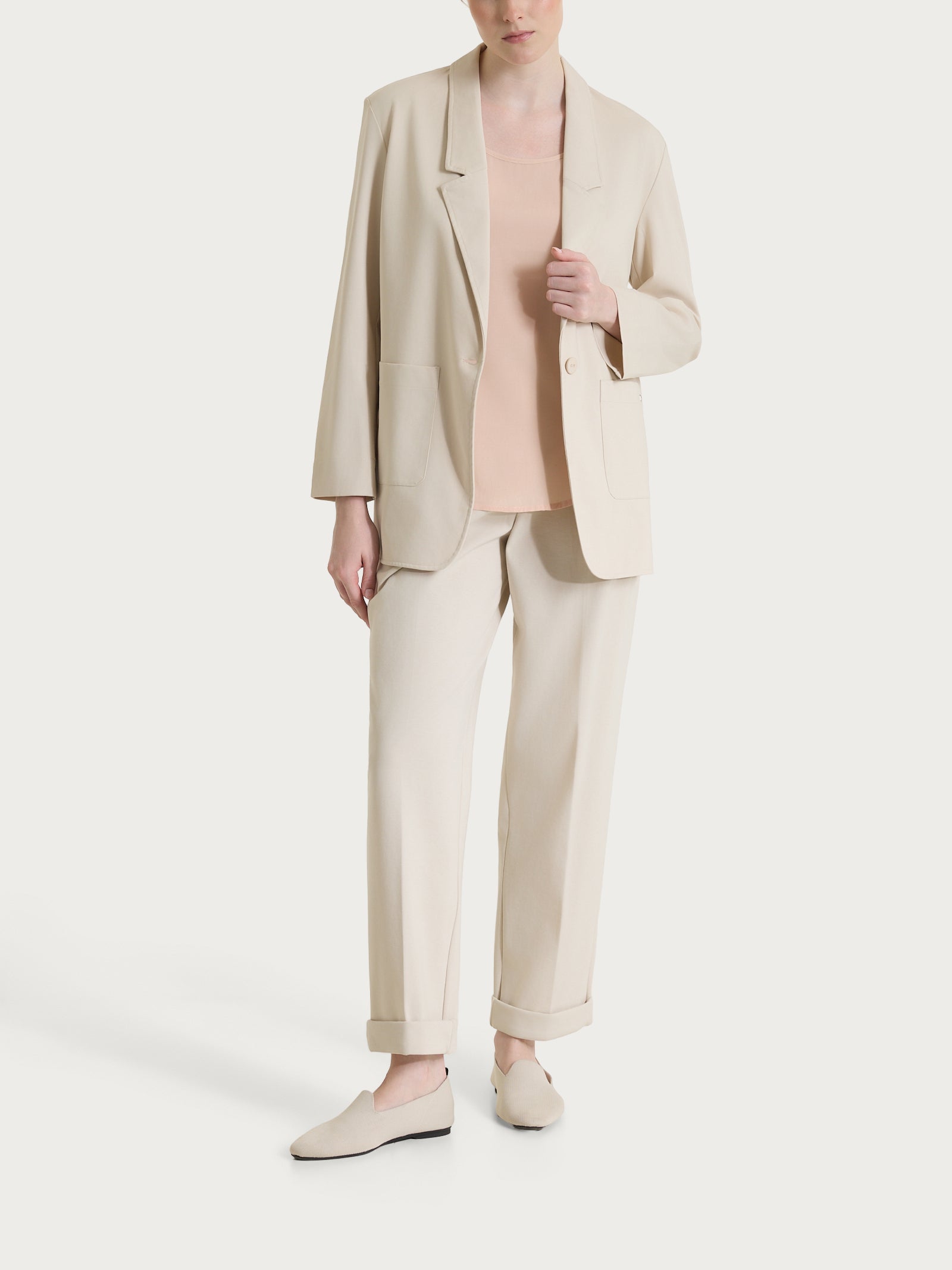 Ragno Compact Light blazer destrutturato Champignon leggero