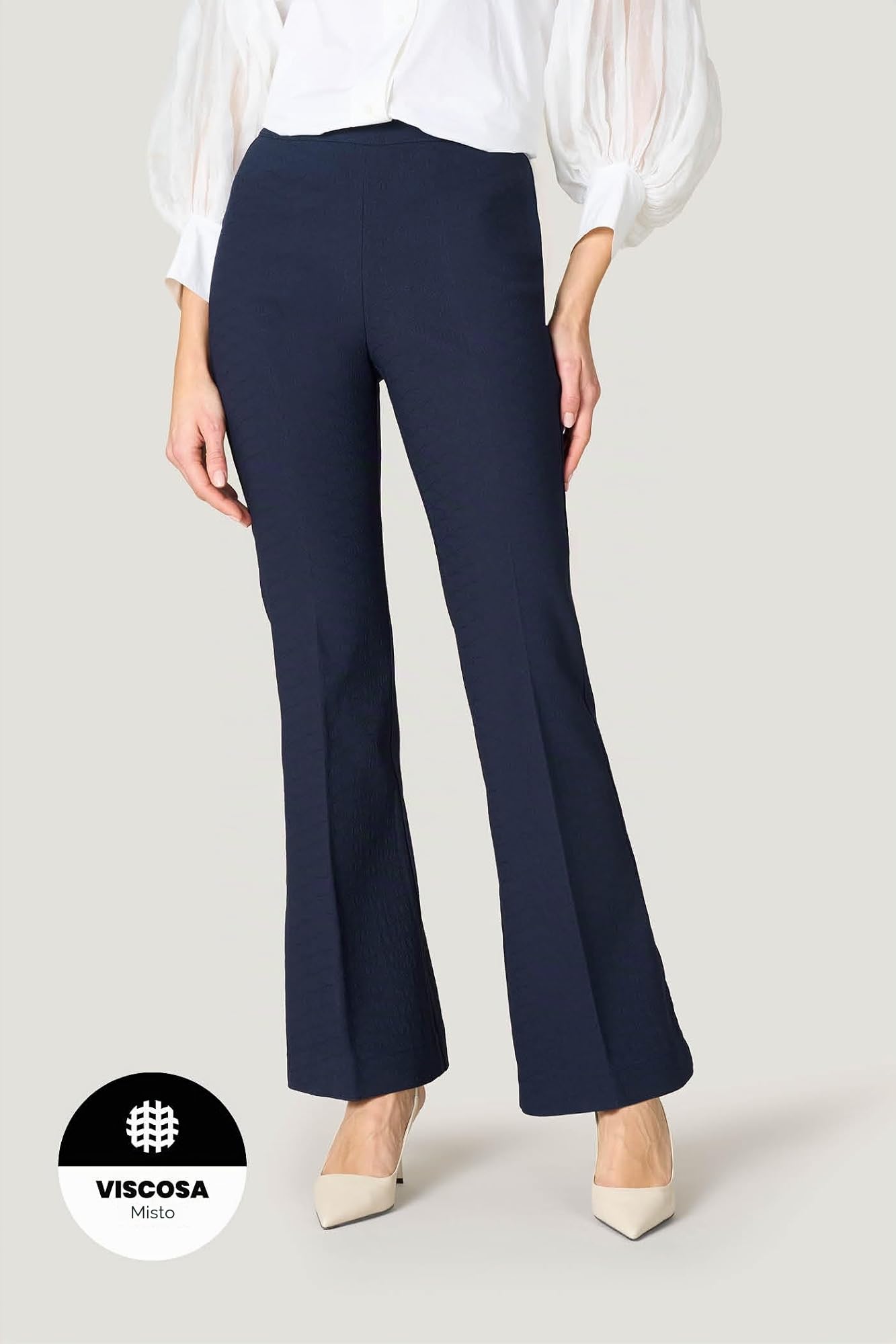 Goldenpoint Flare Long leggings flare vita elasticata viscosa