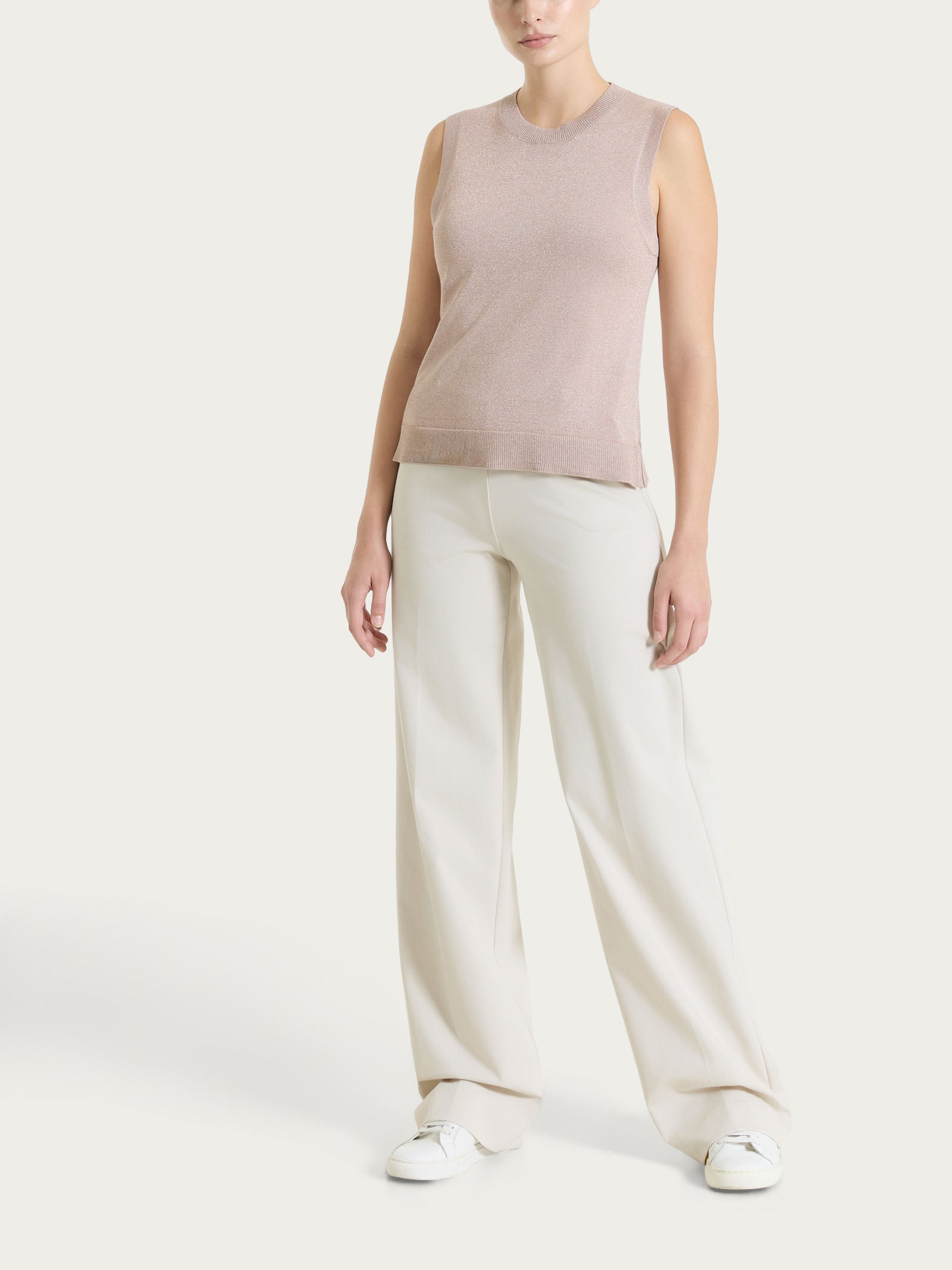 Ragno Summertime Lurex gilet Sphinx girocollo