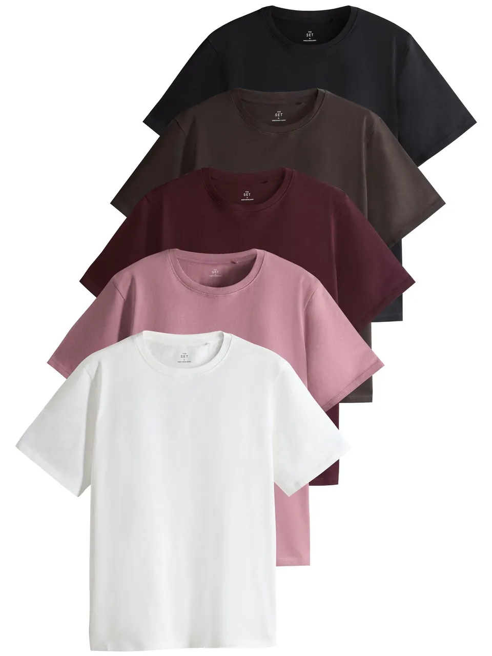 Geo Next The Set maglietta donna confezione 5 pezzi vestibilità comoda