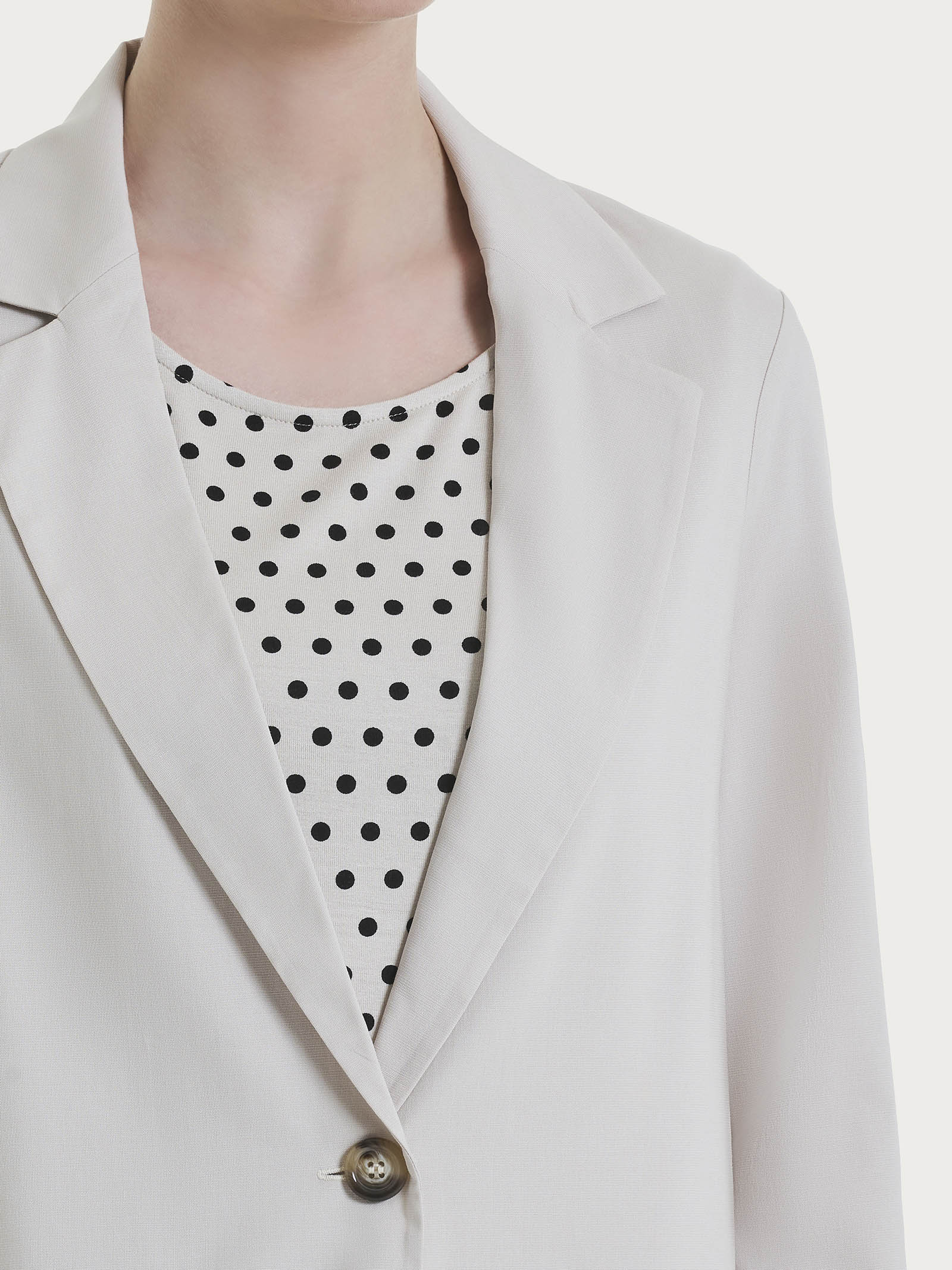 Ragno Super Natural blazer destrutturato Champignon traspirante