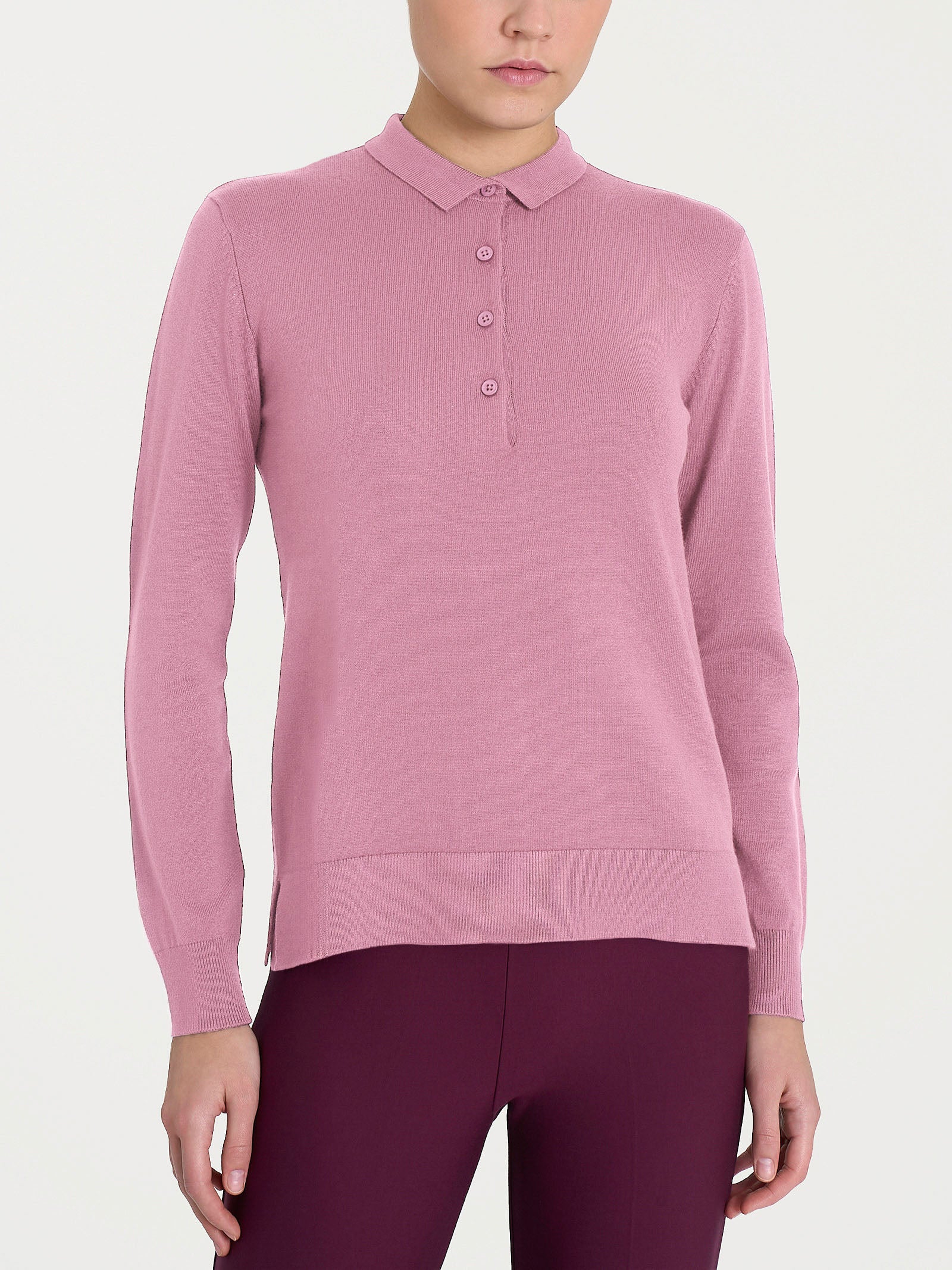 Ragno Four Seasons Polo maglia viscosa Lilas