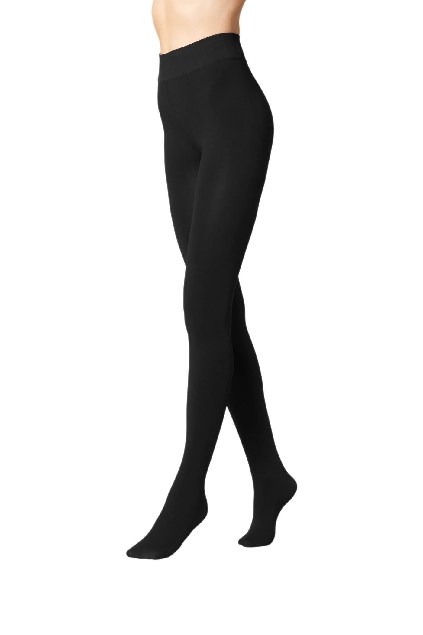 Goldenpoint collant donna con pile caldo invernale