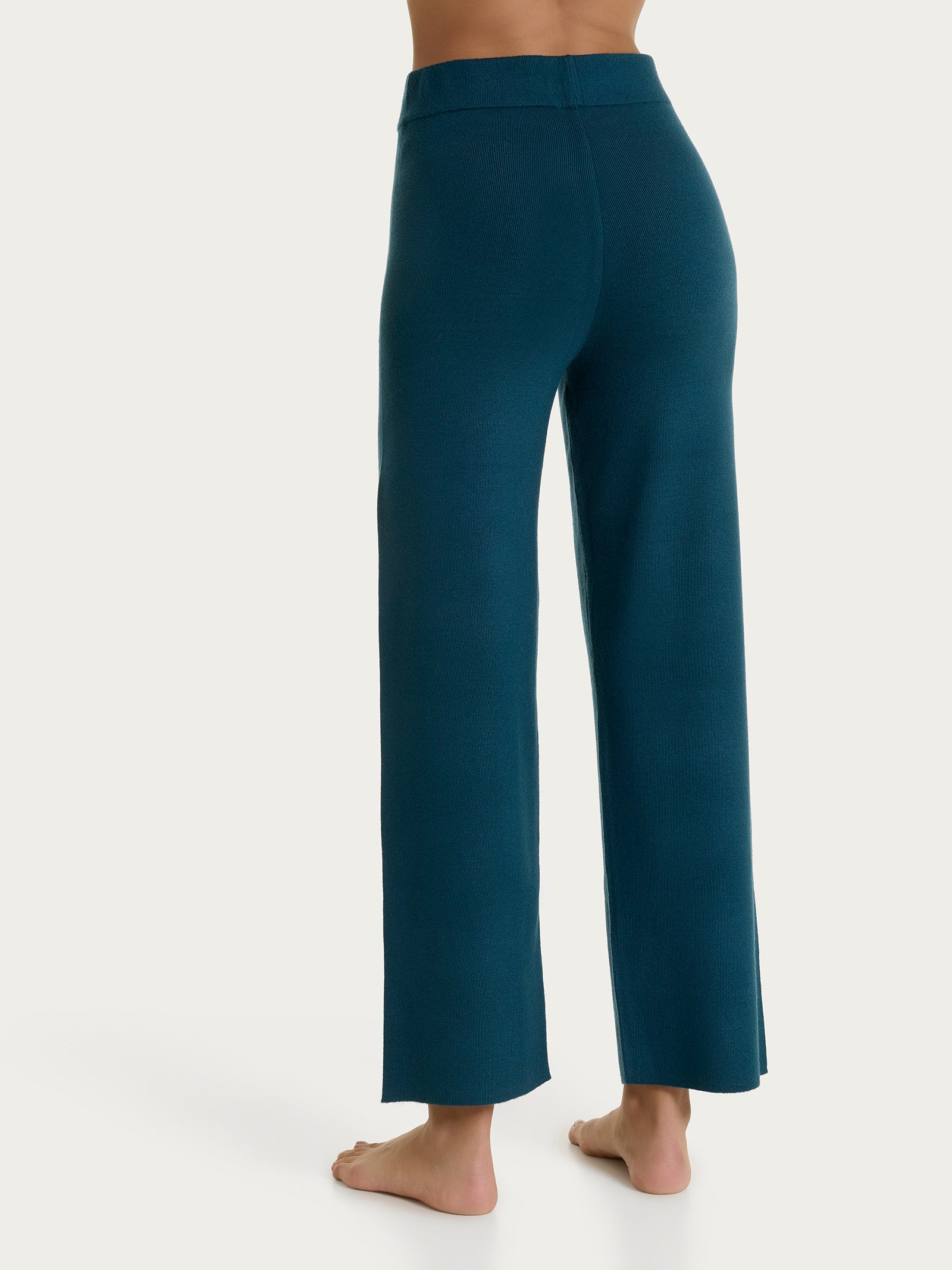 Ragno Compact pantalone dritto Reflecting Pond tasche homewear