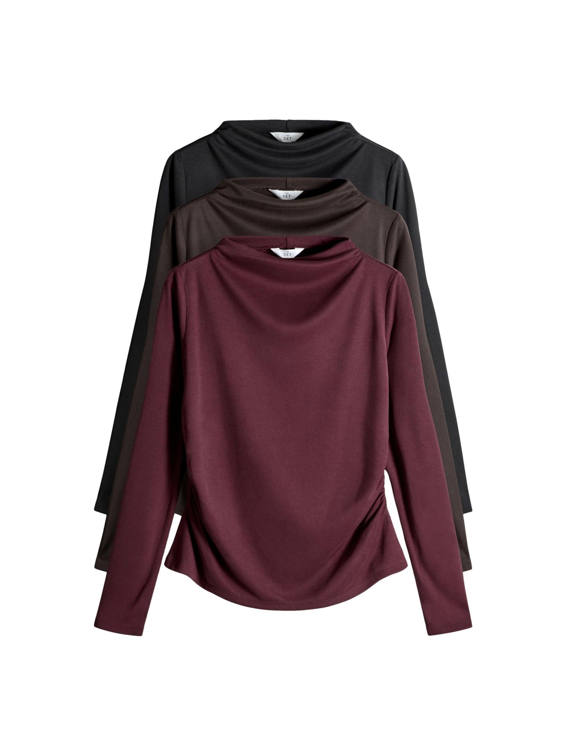 Next The Set Maglia drappeggiata maniche lunghe 3 pezzi